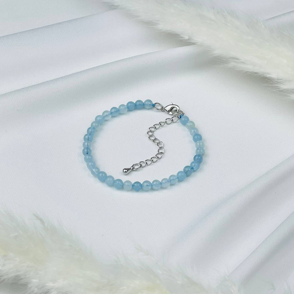 Браслет из Аквамарина 16 см +