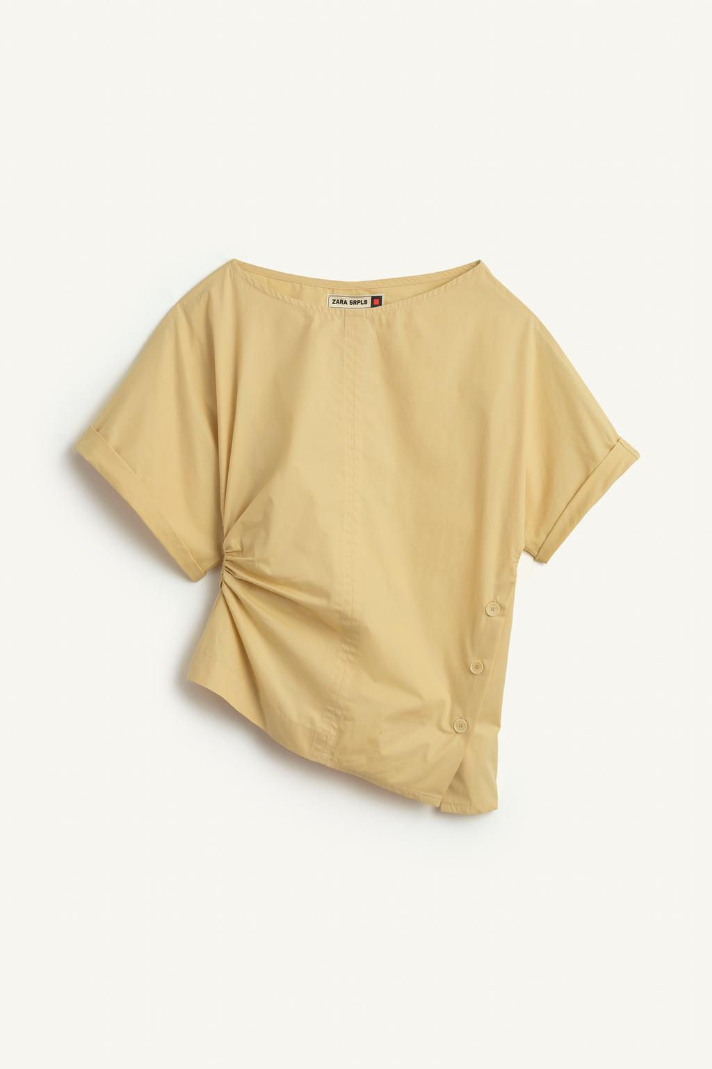 CTTN SHRT 16 / Amarillo - Zara фото 12