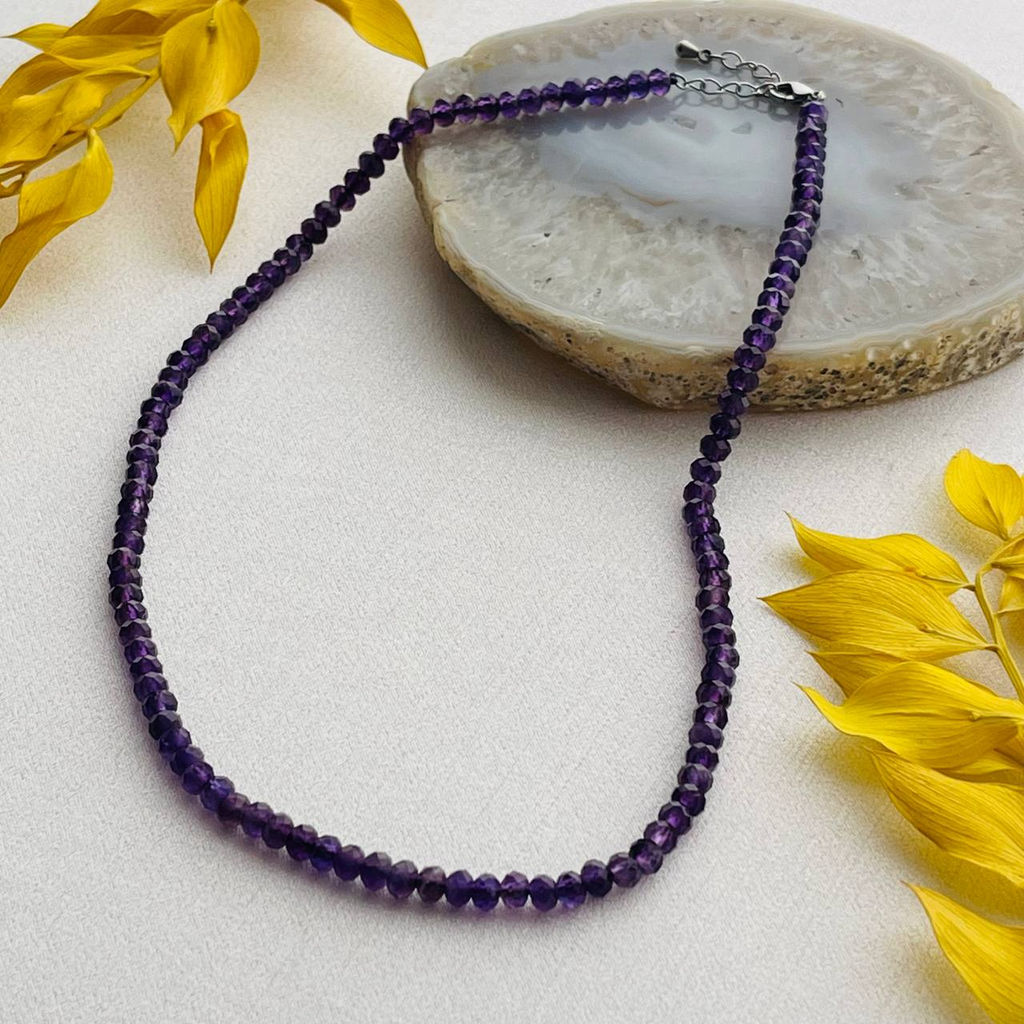 Бусы из Аметиста огранка 45 см +