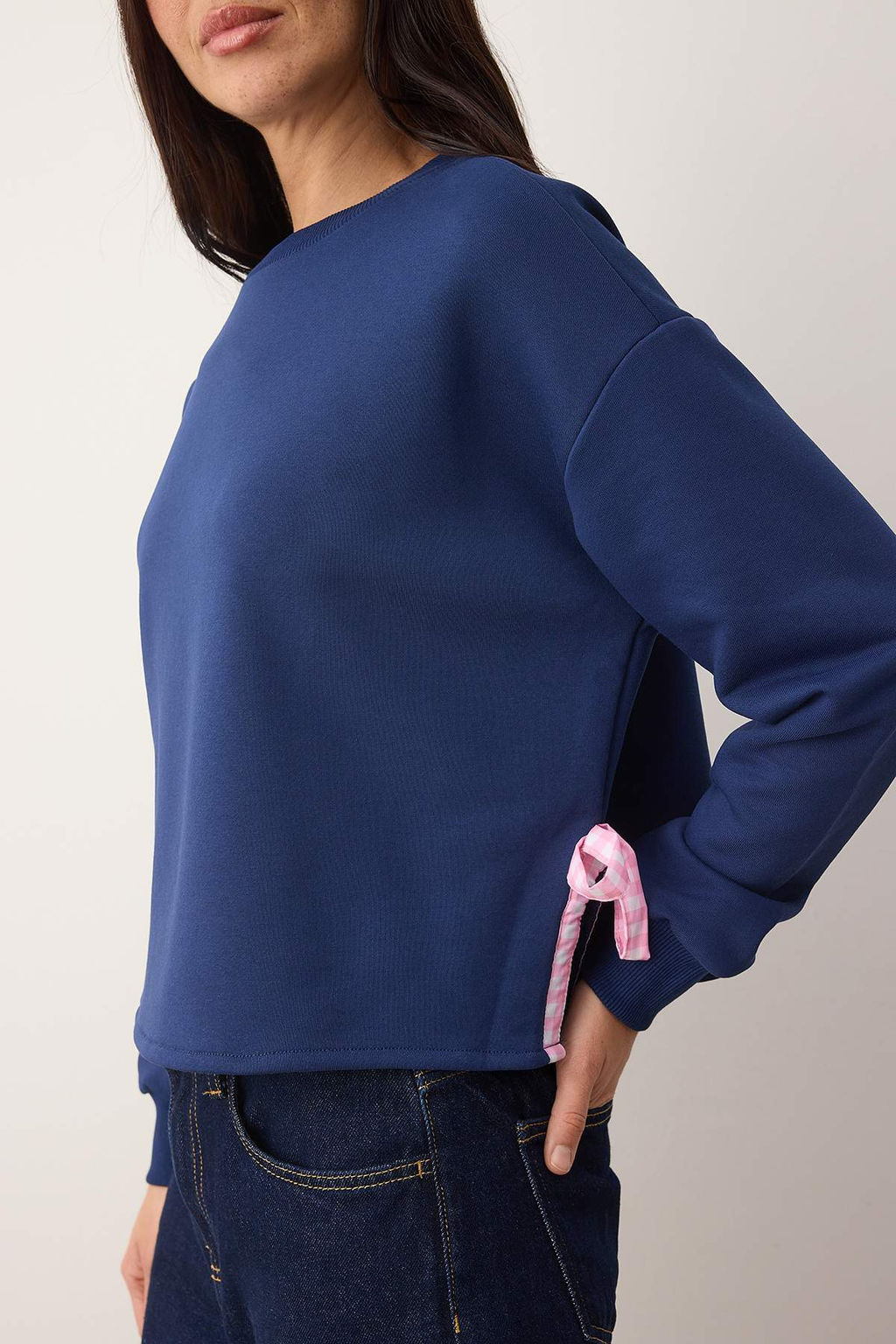 Kar Melanj Orme Sweatshirt TWOAW26SW00075 - Trendyolmilla фото 11