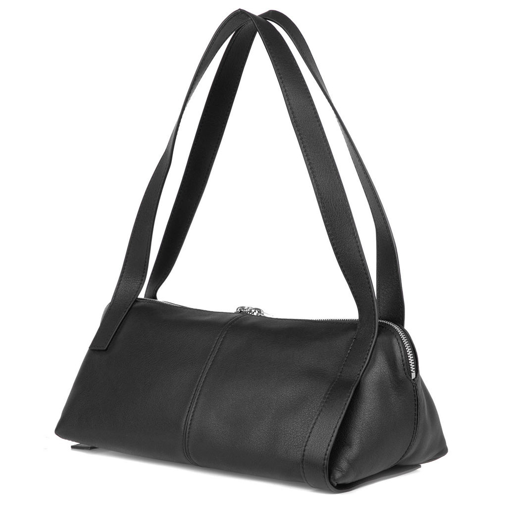A9555 black, Женская кожаная сумка, Barcelo Biagi