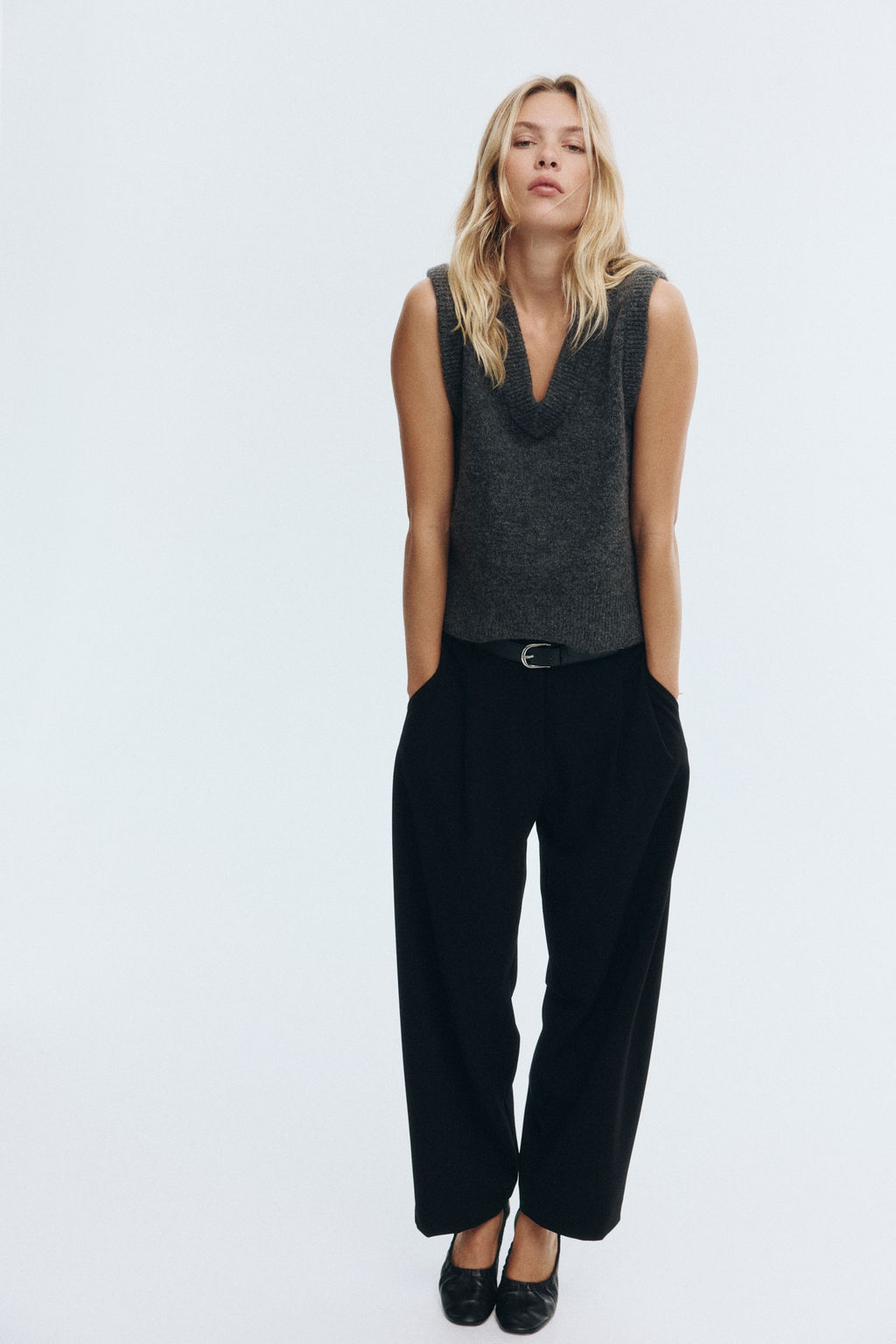 Su?ter sin mangas corto - H&m фото 3