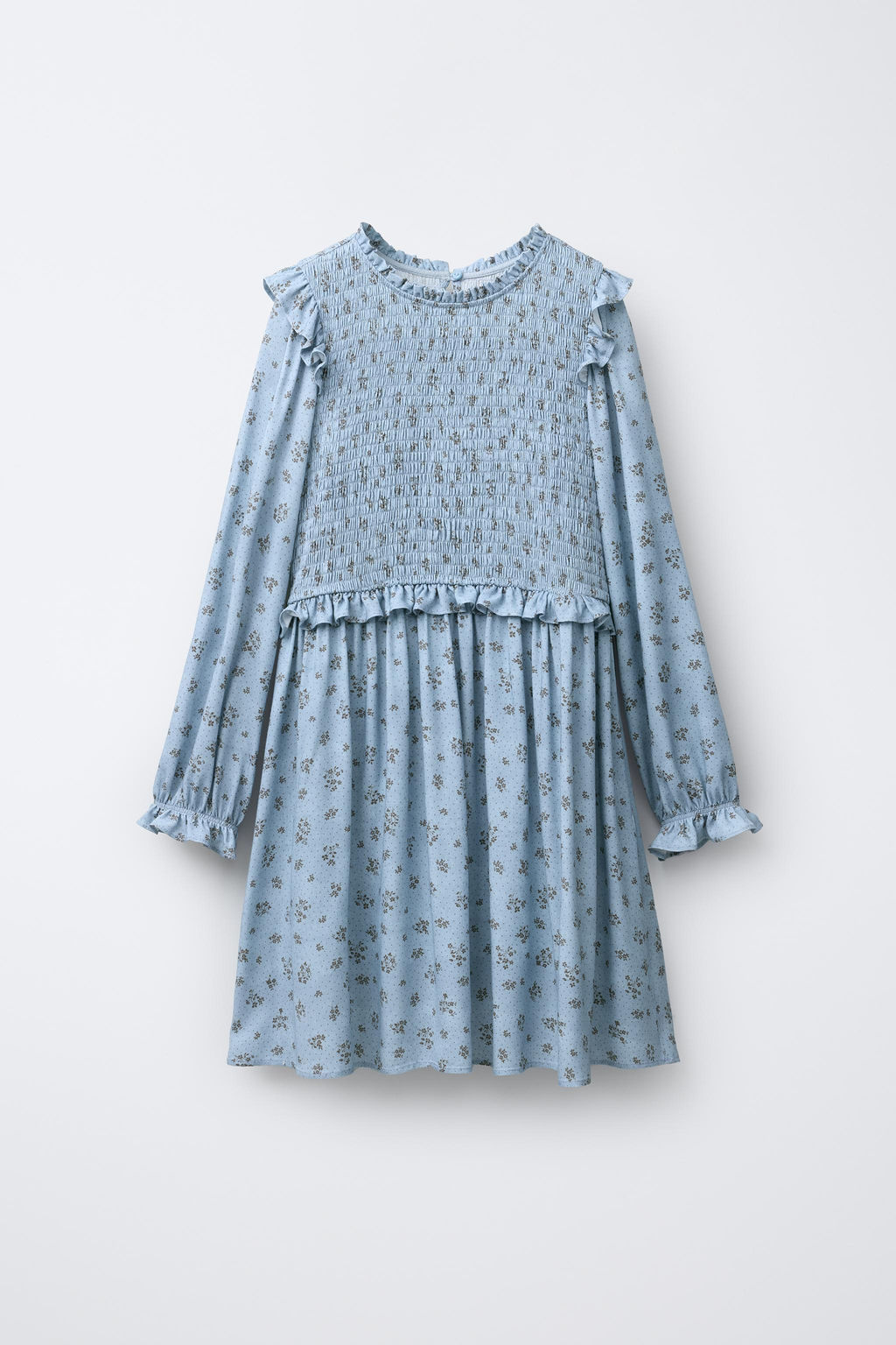FLORAL SMOCKED DRESS