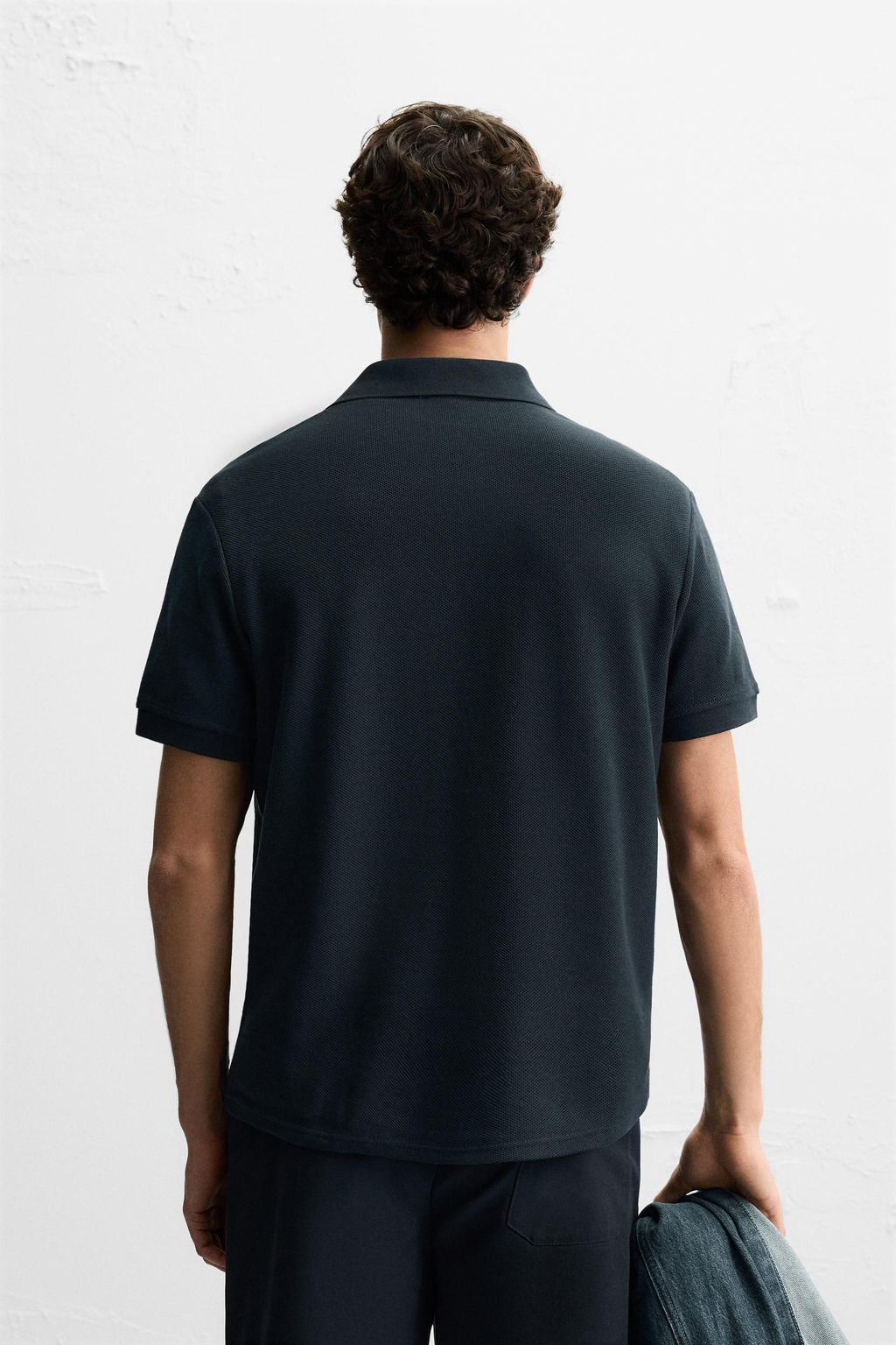 QUARTER-ZIP POLO SHIRT - Zara фото 3