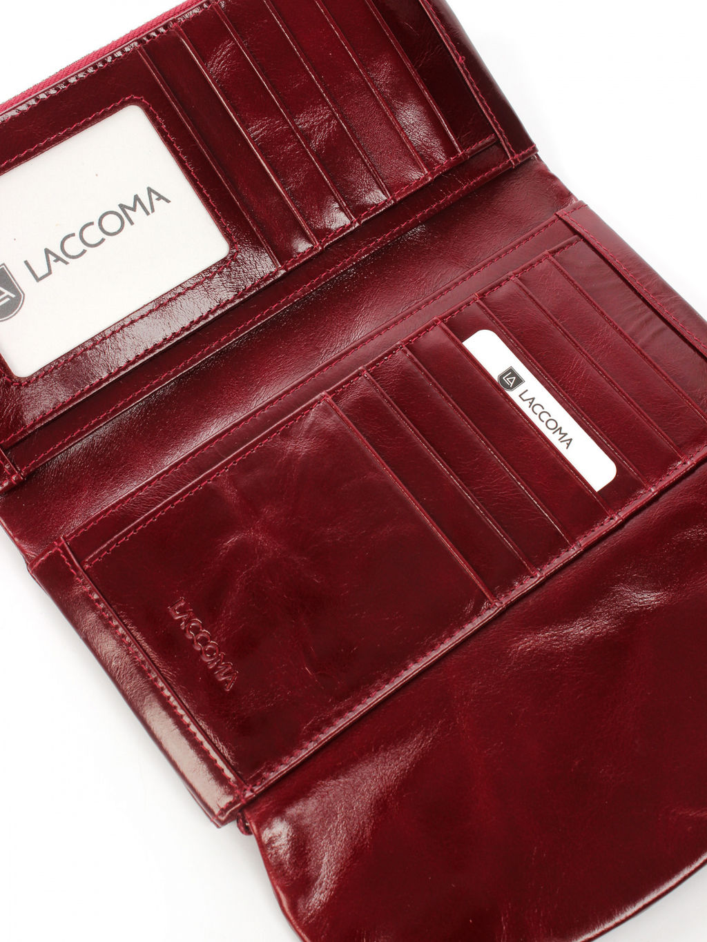 LACCOMA кошелек LA-1088-Б-винный натуральная кожа