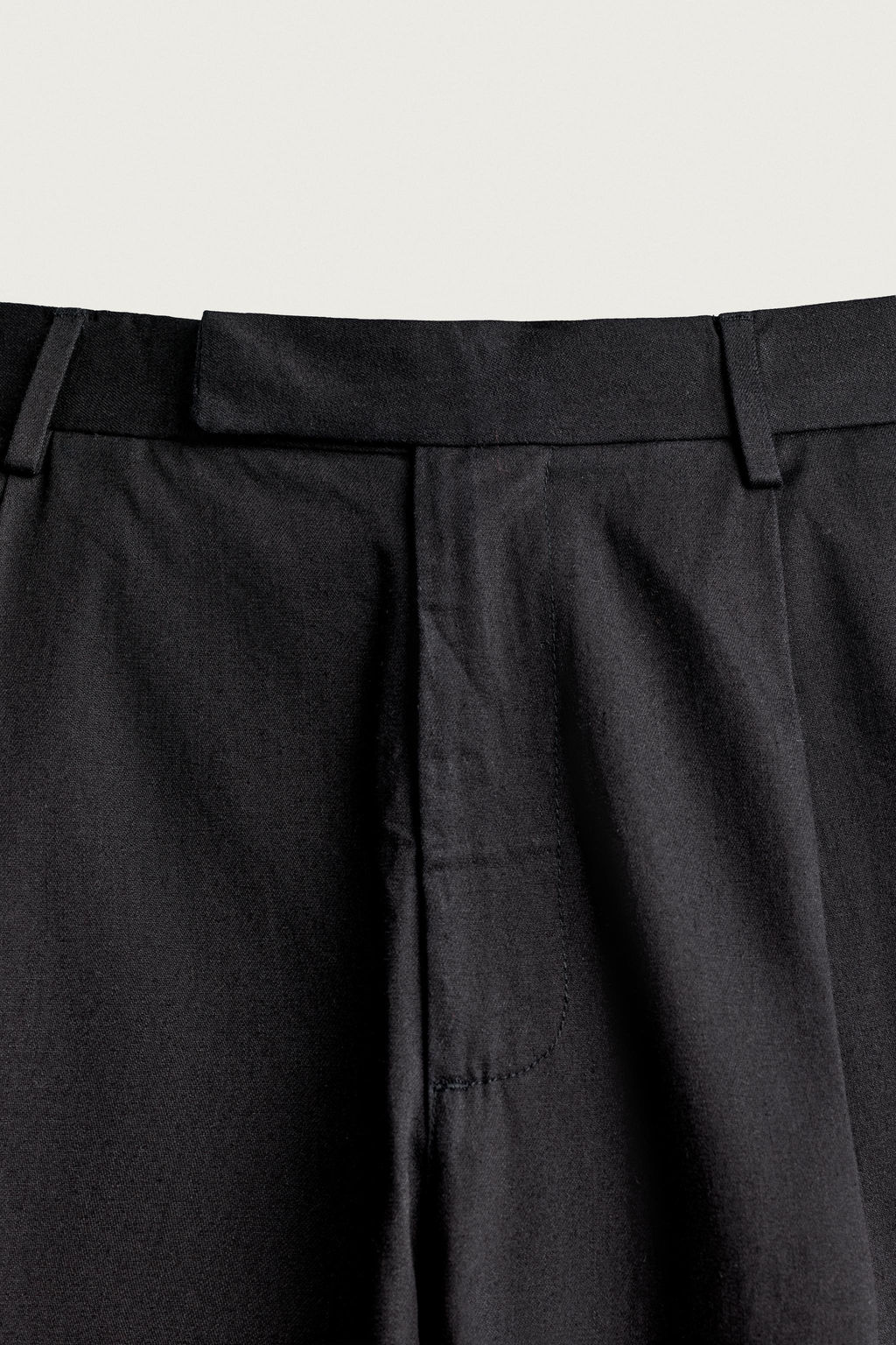 PANTAL?N RELAXED FIT PLIEGUES / ?ndigo - Zara фото 6