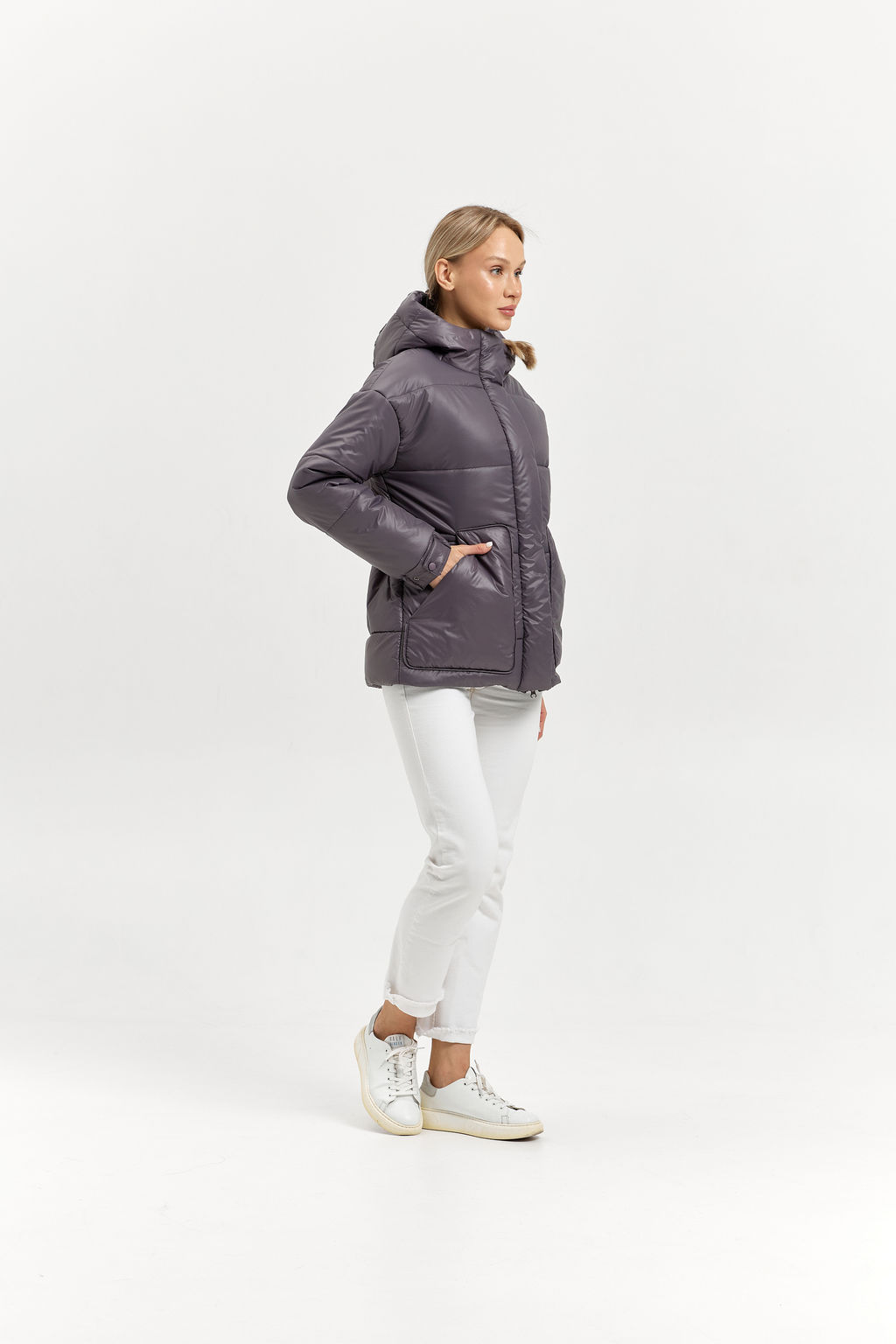 Куртка женская зимняя 25404 (графит) - Kankan фото 14