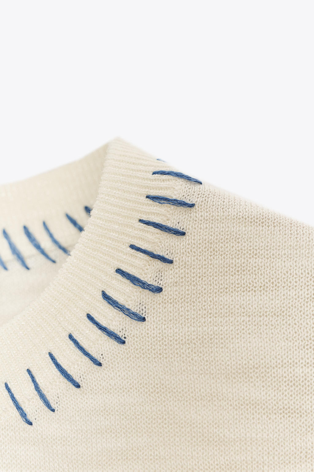 CONTRAST KNIT TOP - Zara фото 9