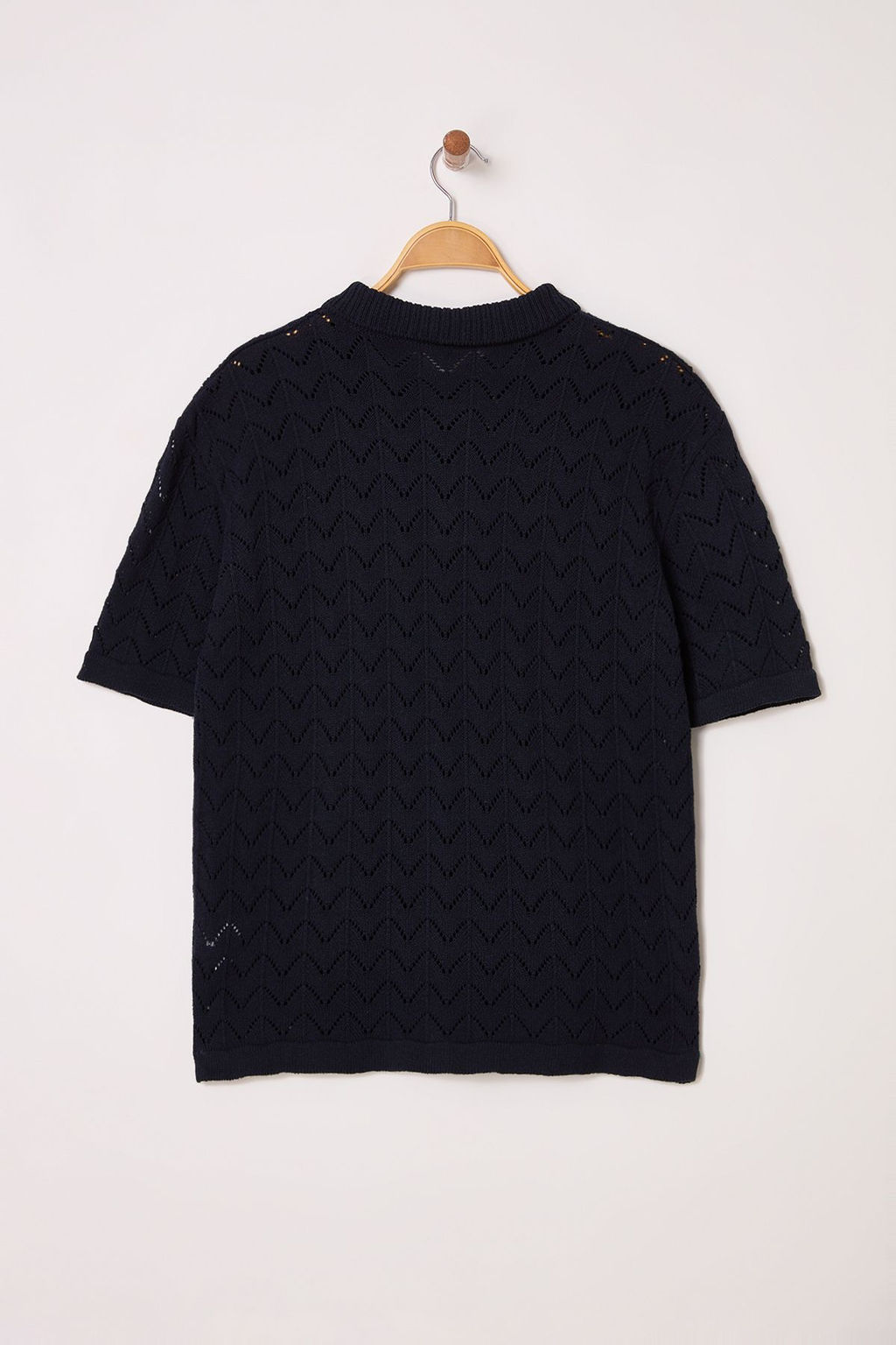 TRENDYOL MAN Limited Edition Lacivert Regular Ajurlu Triko Polo Yaka T-shirt TMNSS25PO00026 - Trendyolmilla фото 6