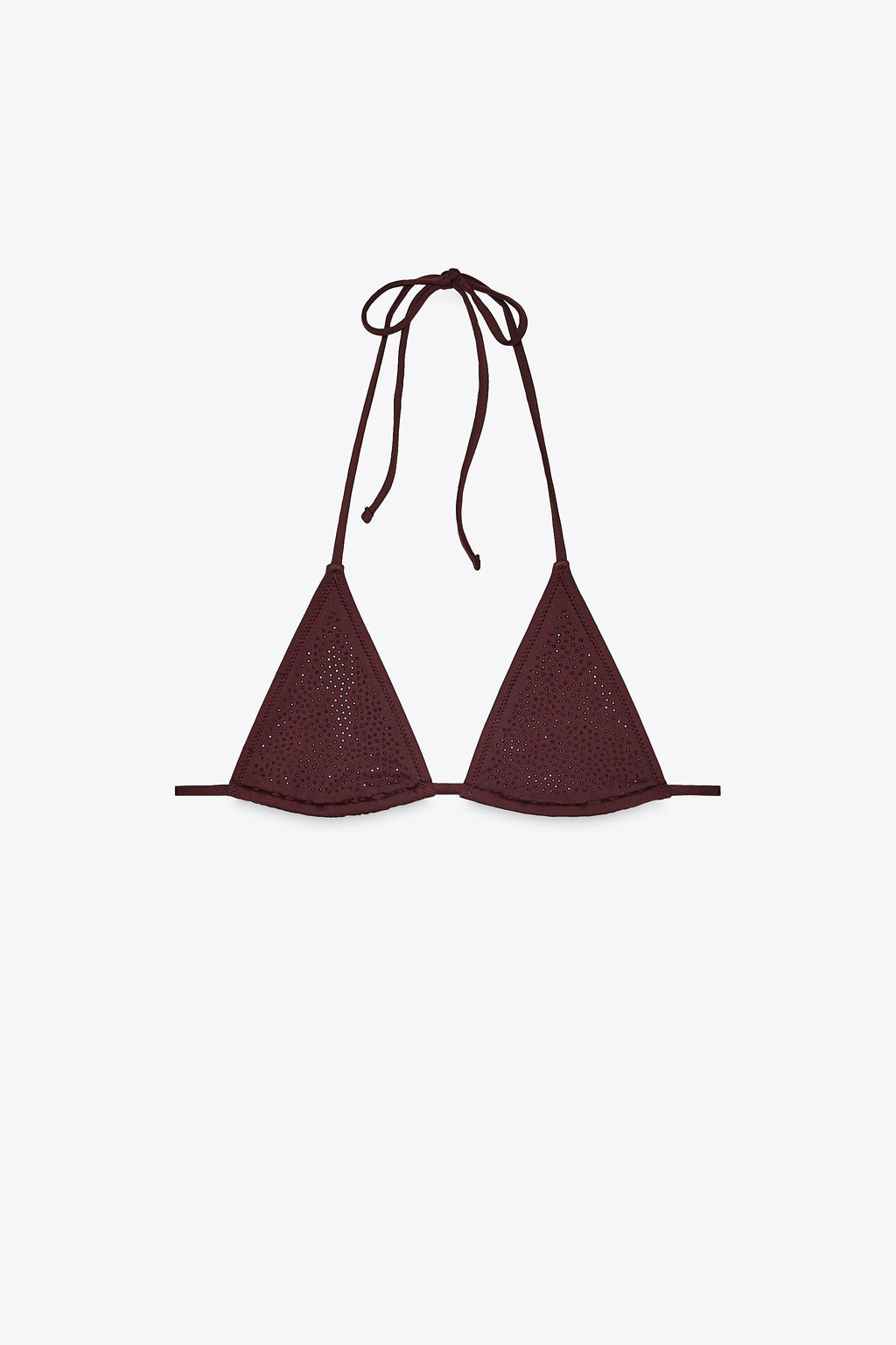 TRIANGLE DIAMANTE BIKINI TOP - Zara фото 17