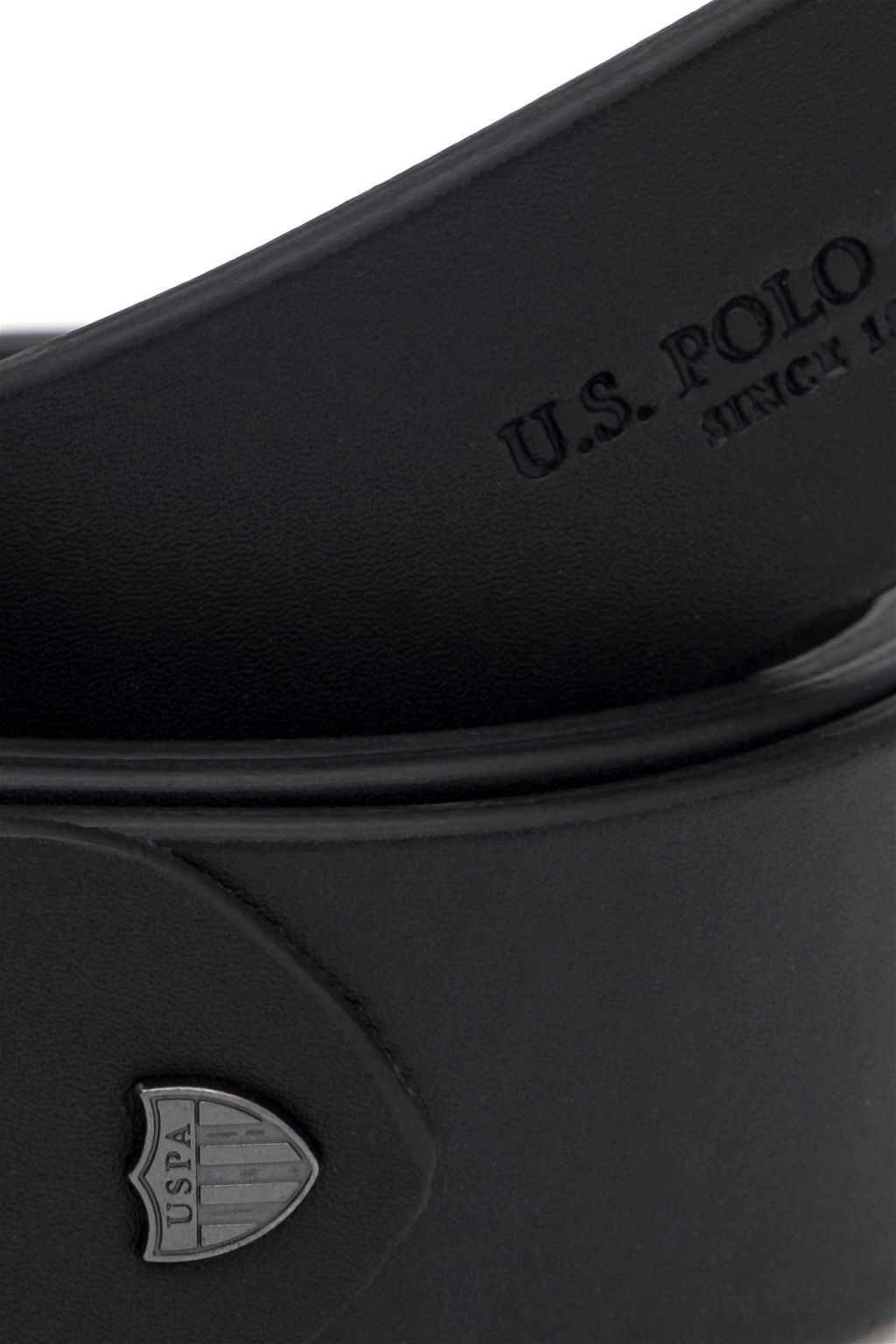 Мужской черный пояс - U.s. polo assn фото 4