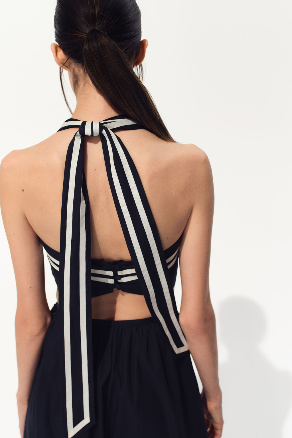 Top halter cropped - H&m фото 3