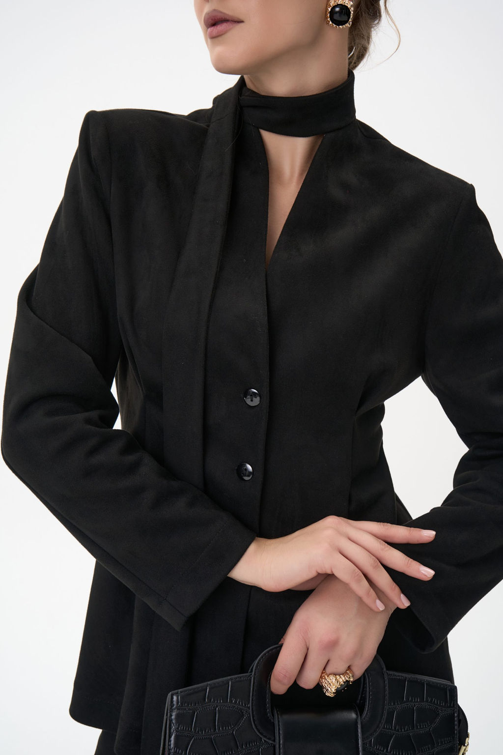 Жакет Майли (чёрный) - Эльза фото 2