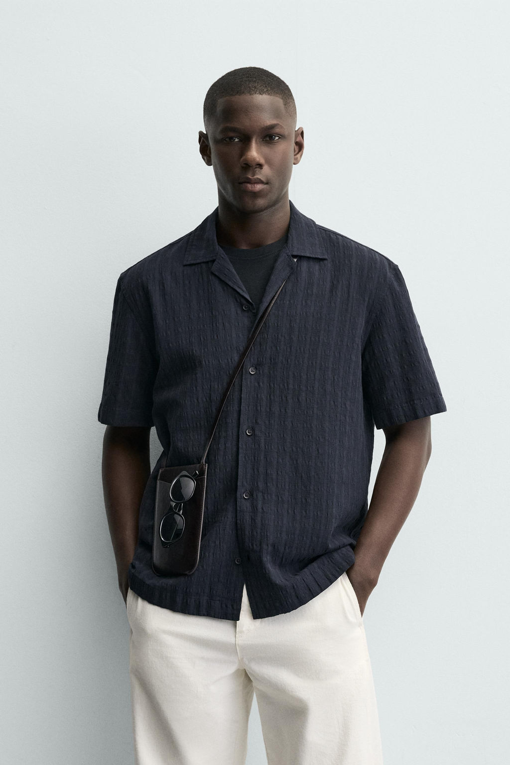REGULAR FIT TEXTURED SHIRT - Zara фото 2