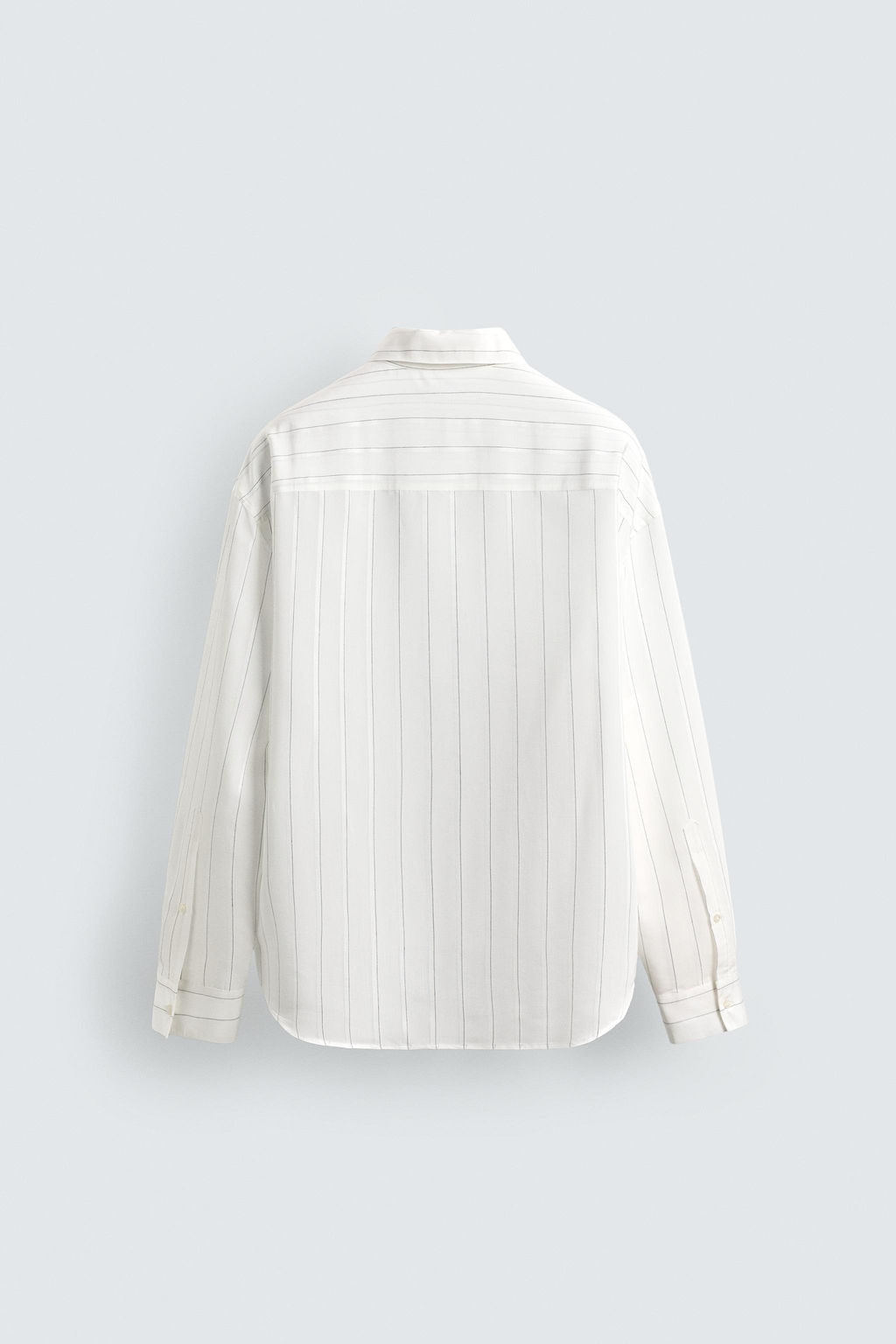 STRIPED FLOWING SHIRT - Zara фото 7