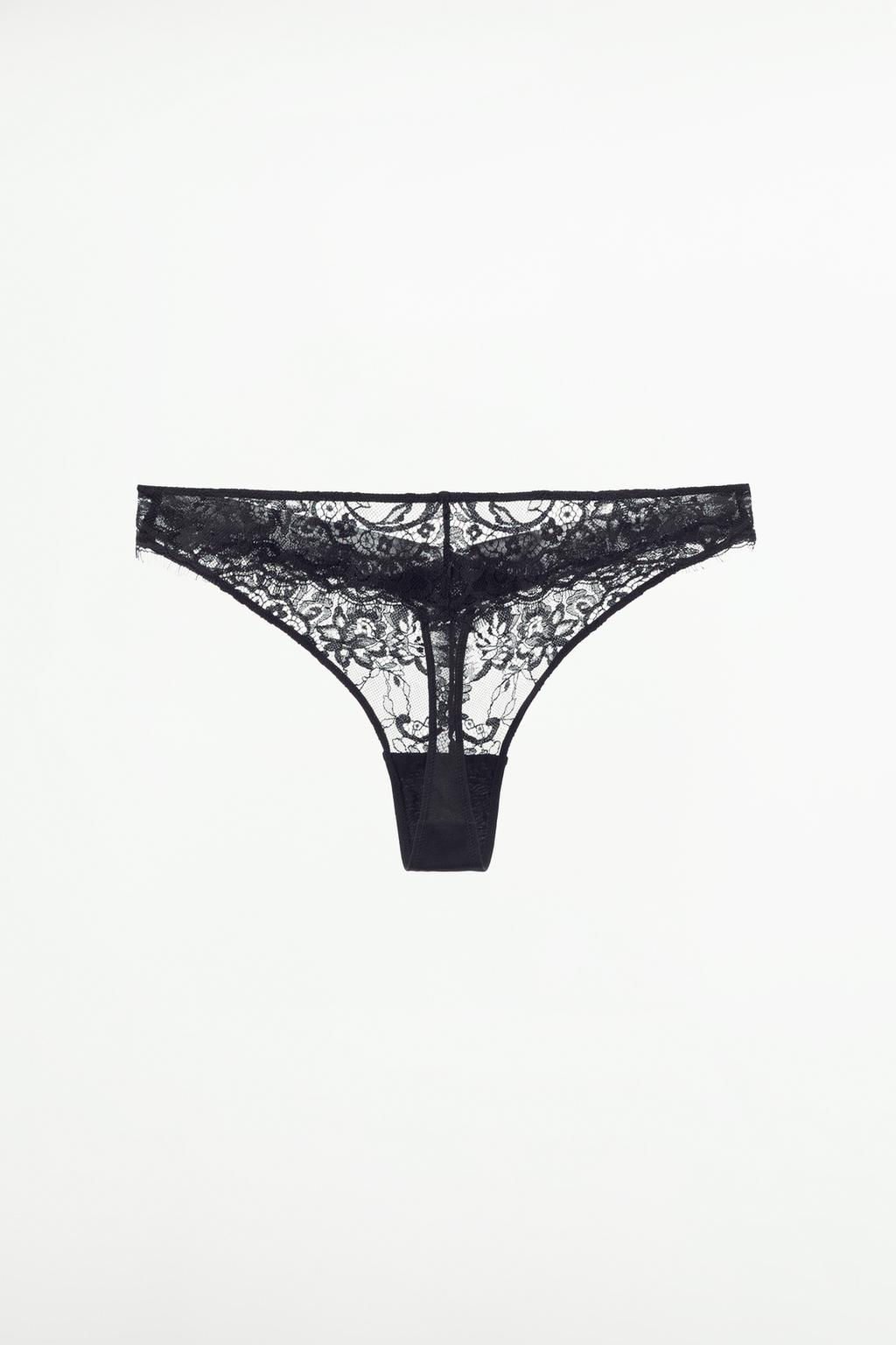 LACE THONG - Zara фото 6