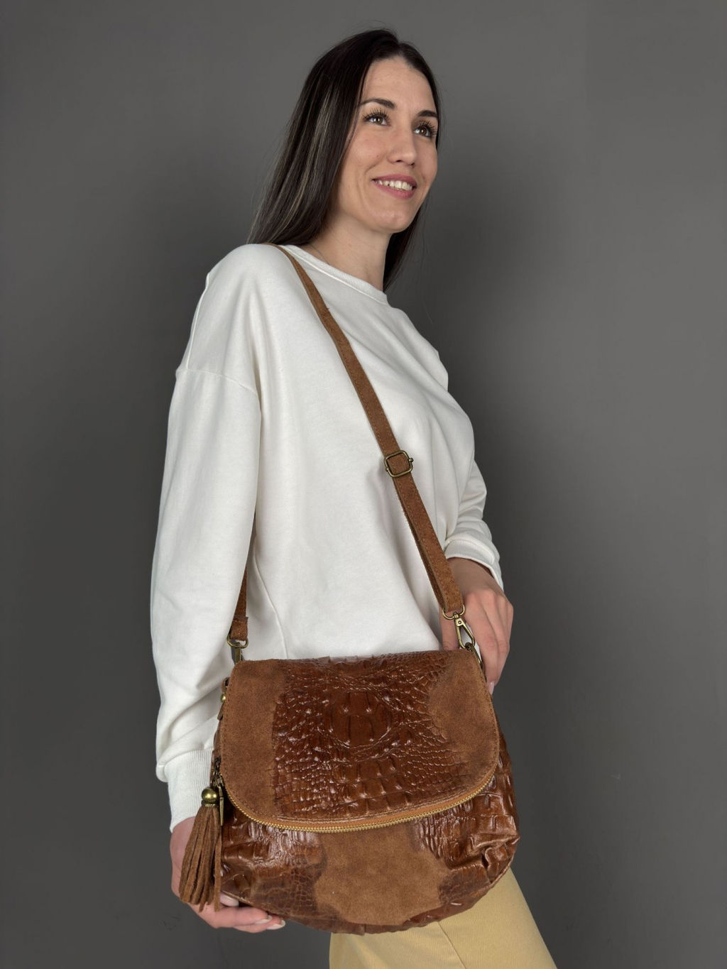 Сумка женская из телячьей кожи