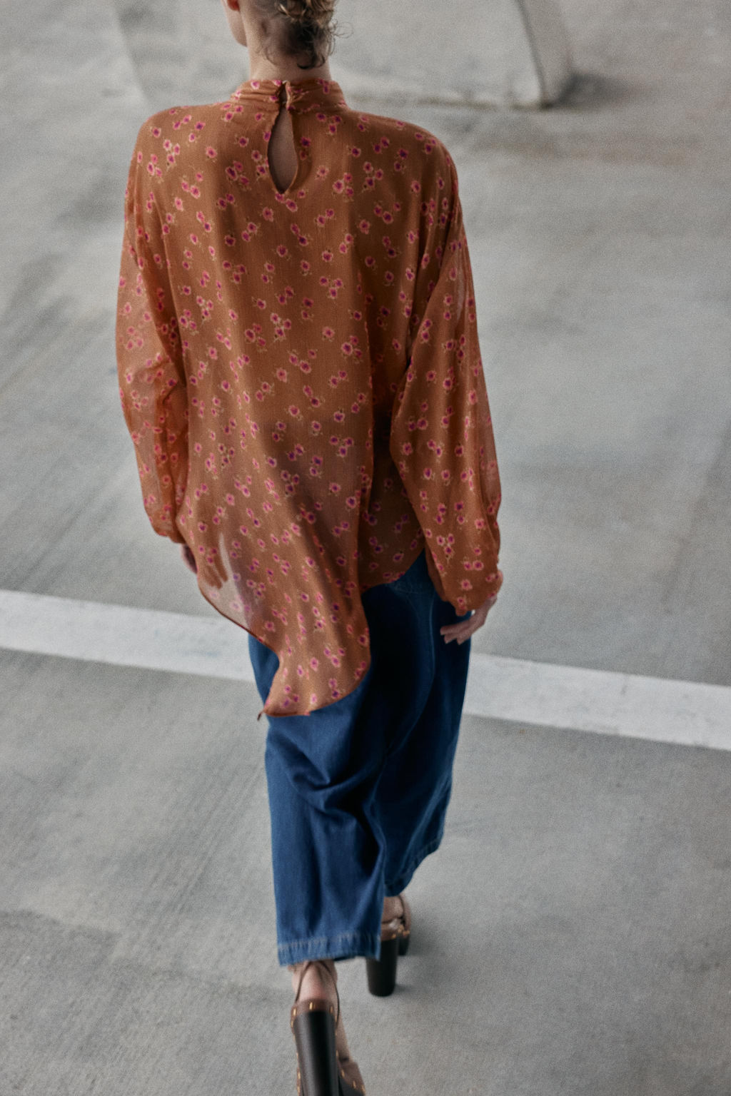 PRINTED SHIRT WITH BOW - Zara фото 6