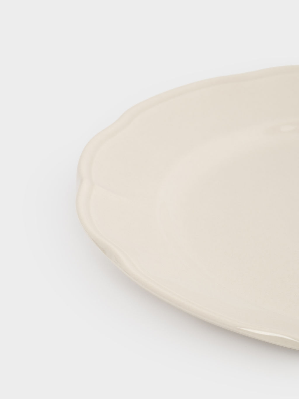 Тарелка обеденная, 27 см, фарфор P, молочная, Rustic - Anna lafarg фото 4