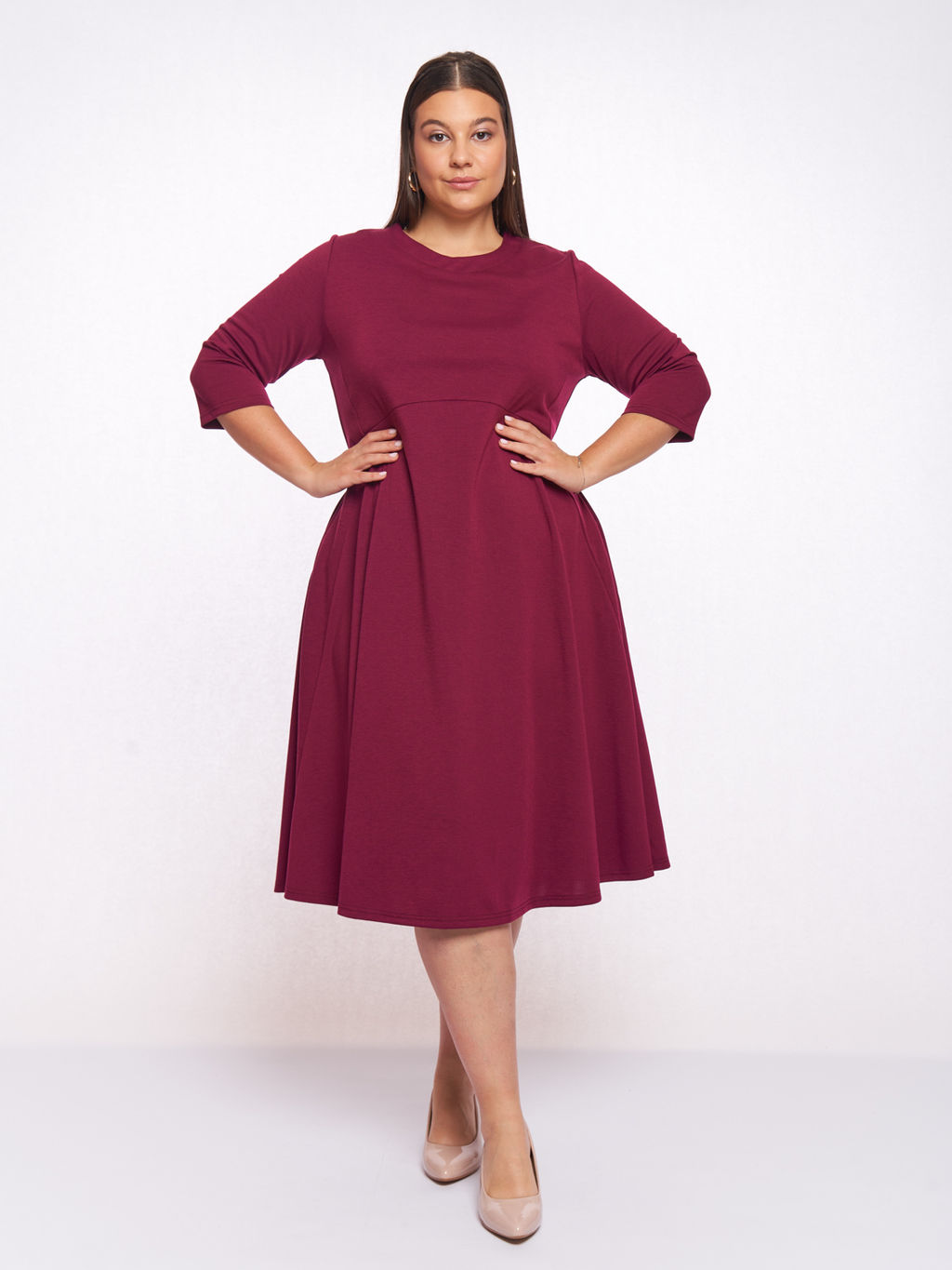 Платье приталенное PP34306PUR65 - Артесса фото 2