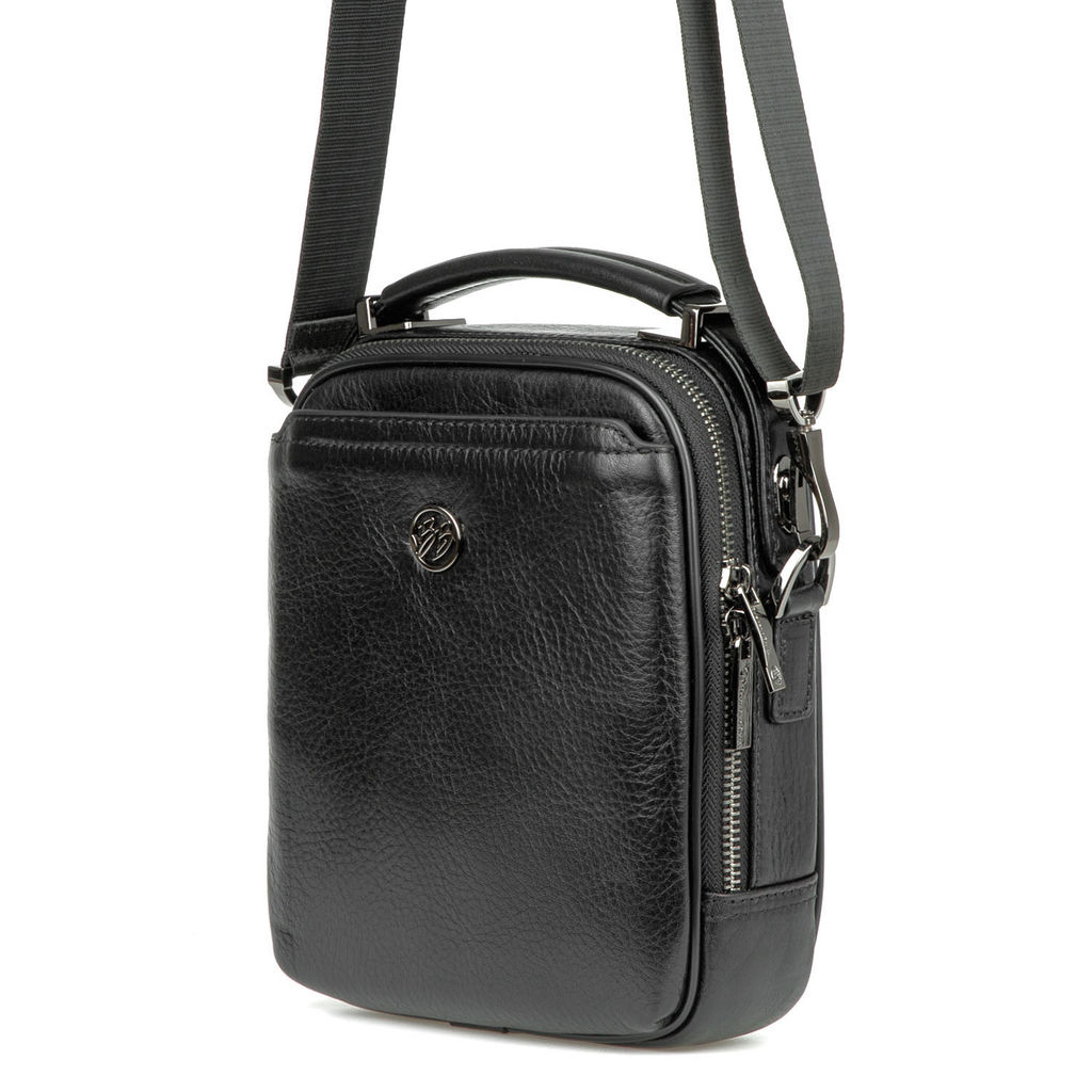 Мужская кожаная сумка планшет - Barcelo biagi фото 2