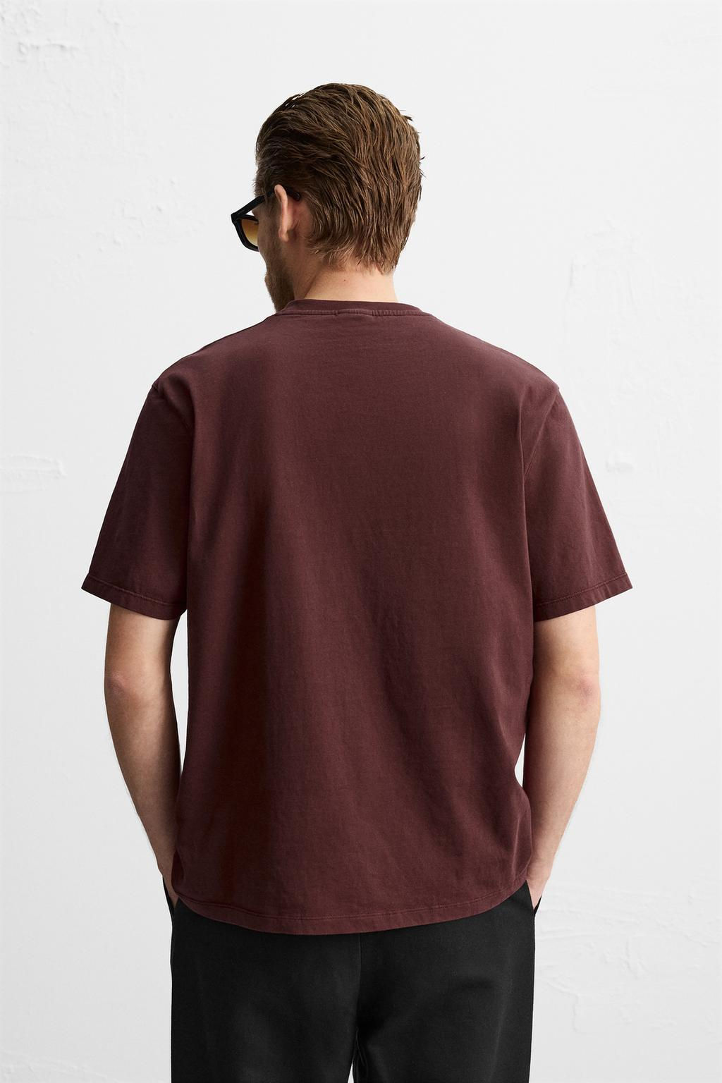 MEDIUM WEIGHT T-SHIRT - Zara фото 36