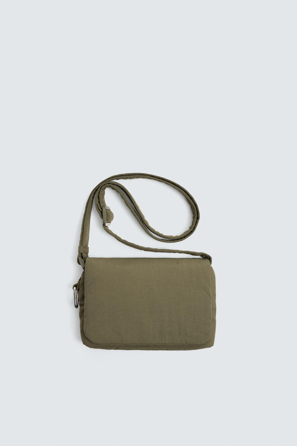 NYLON FLAP CROSSBODY BAG - Zara фото 7