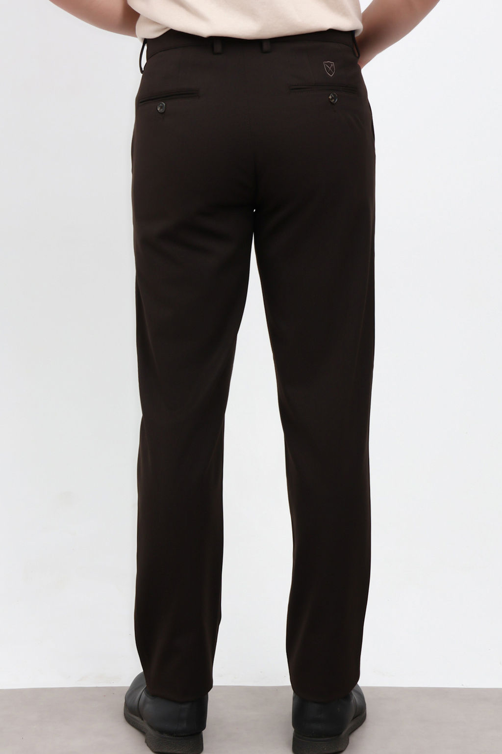 Kahverengi Erkek Dokuma Kumas Pantolon TMNAW26PL00030