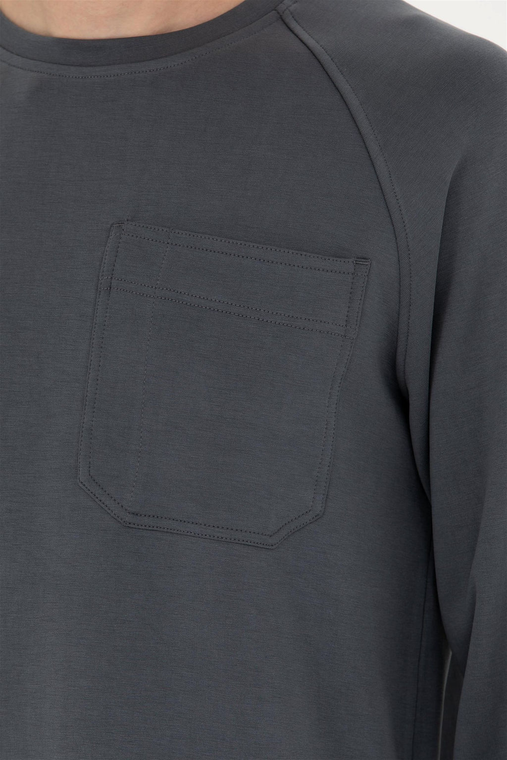 Мужской свитшот антрацитового цвета - U.s. polo assn фото 14