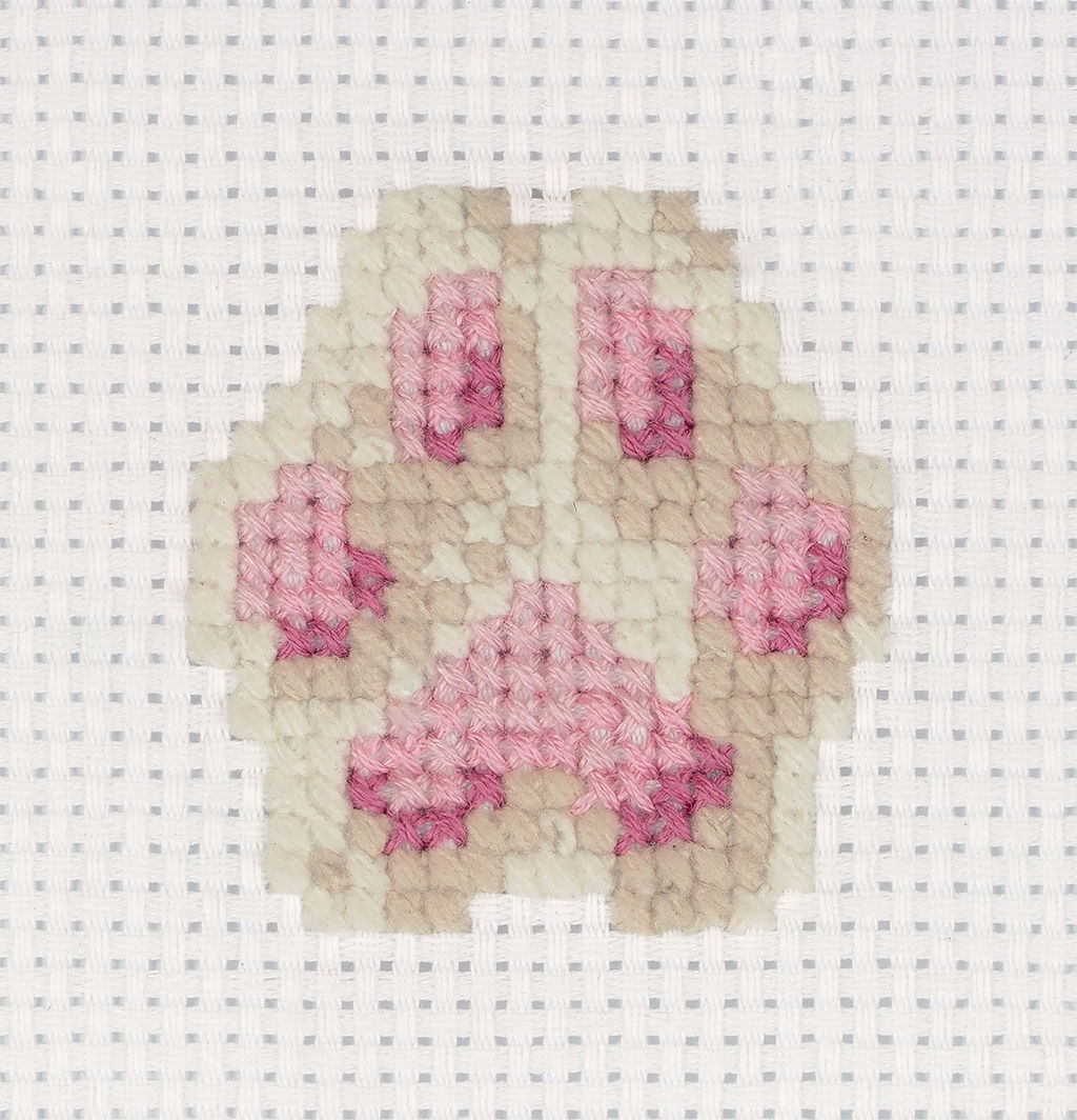 Klart набор для вышивания 12-052 Лапка 7.5 х 7 см