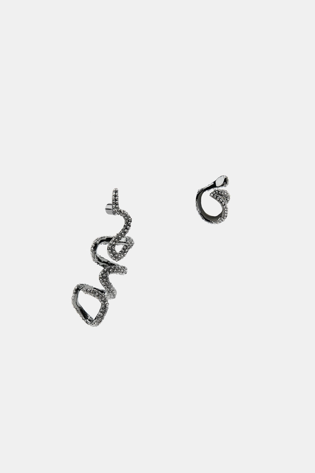 PACK OF 2 RHINESTONE EAR CUFFS - Zara фото 5