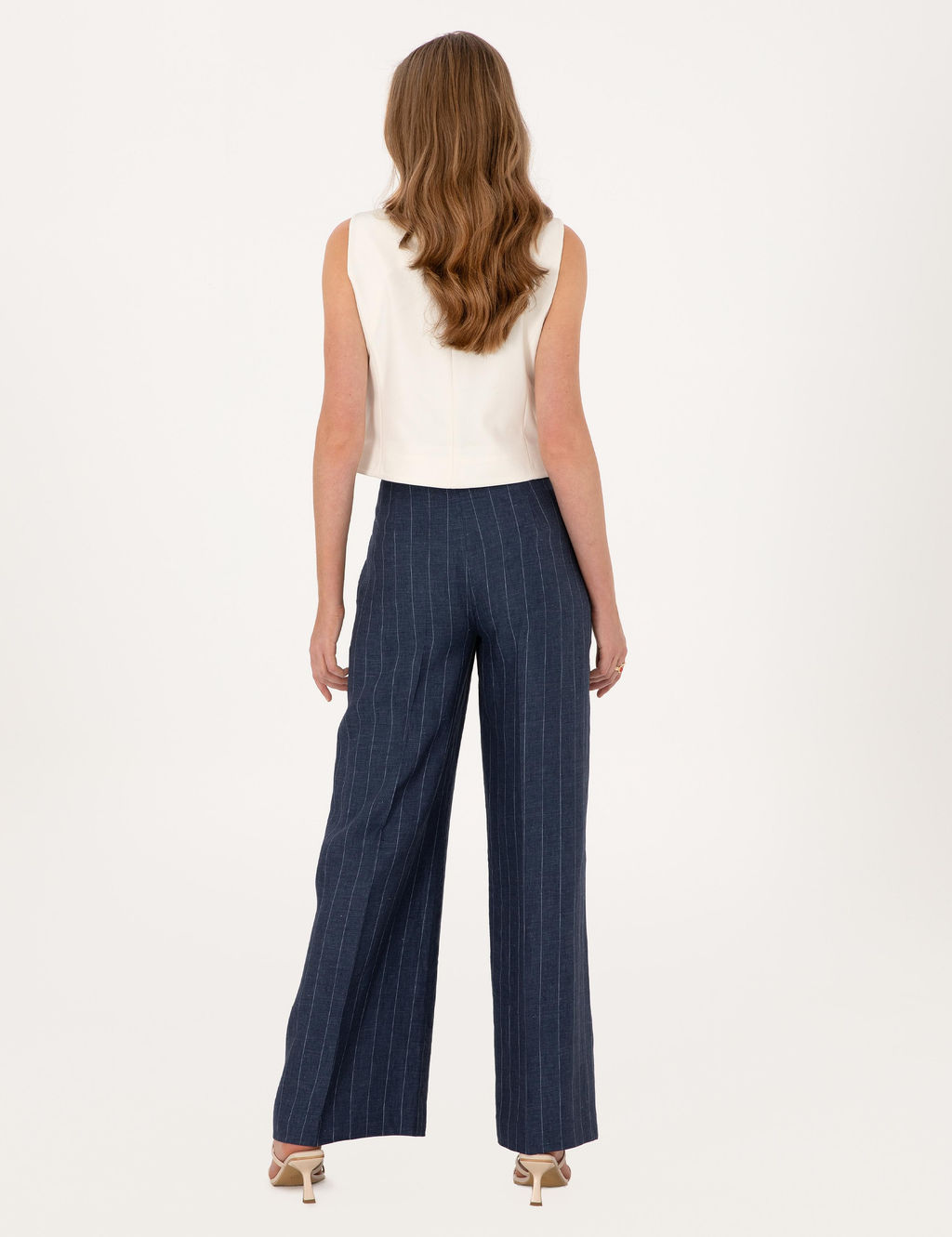 Lacivert Keten Pantolon - Pierre cardin фото 4
