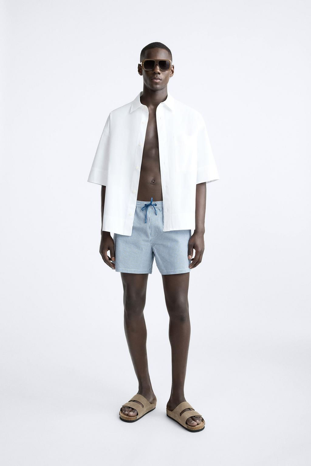 REGULAR GOFRE KUMAS DENIZ SORTU - Zara фото 45