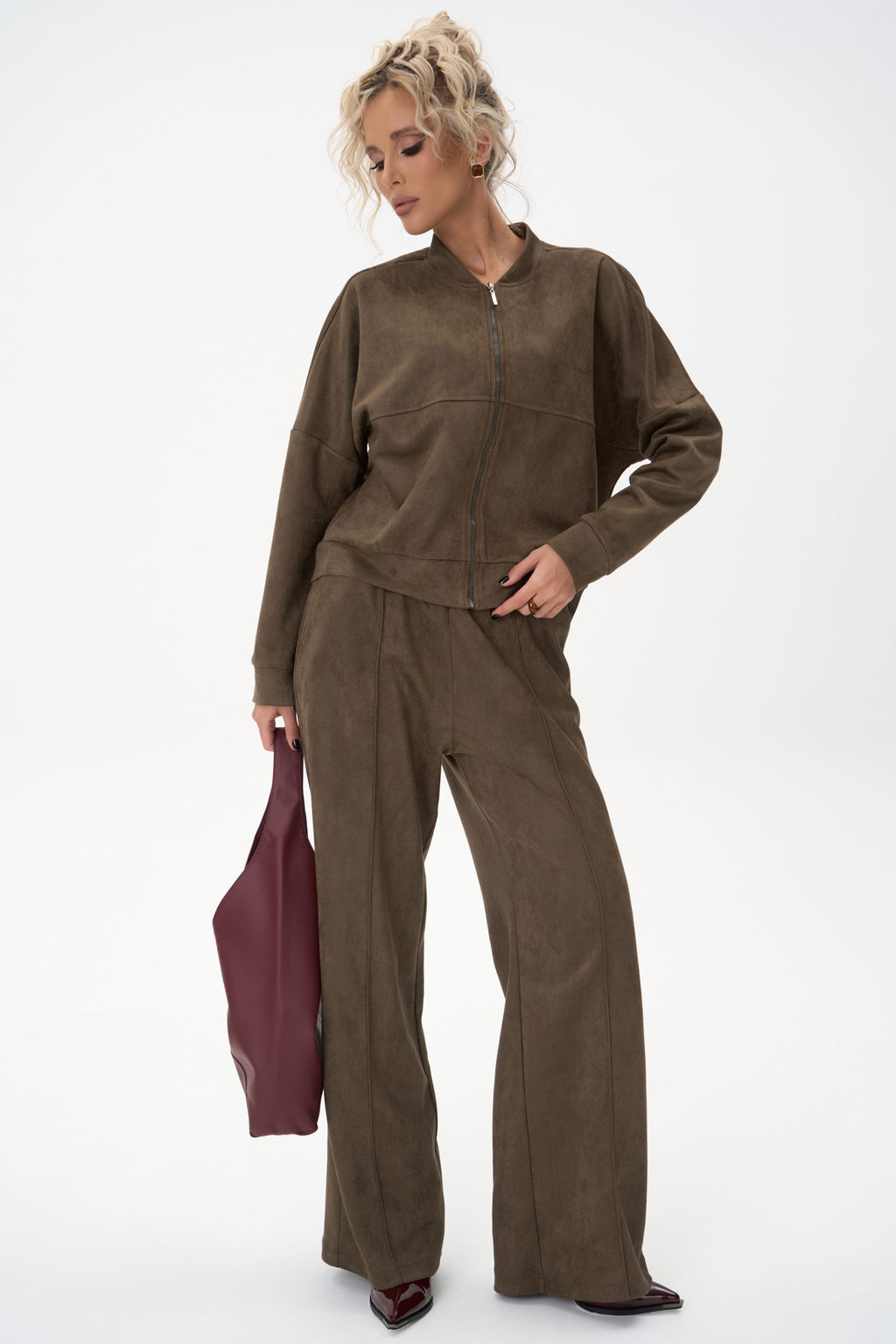 Бомбер Майли (оливковый) - Эльза фото 7