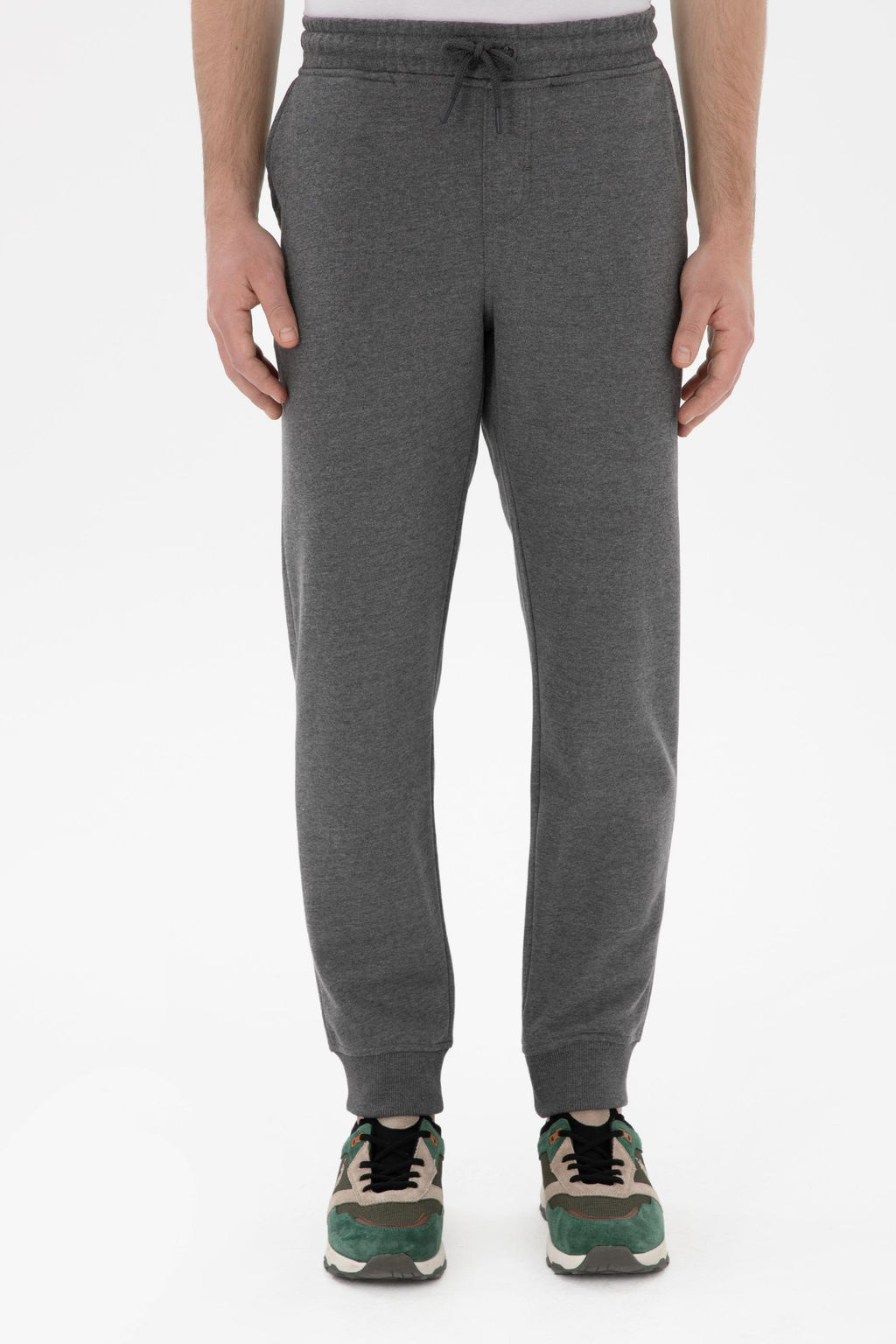 Мужские спортивные штаны антрацитового меланжа Неожиданная скидка в корзине - U.s. polo assn фото 2