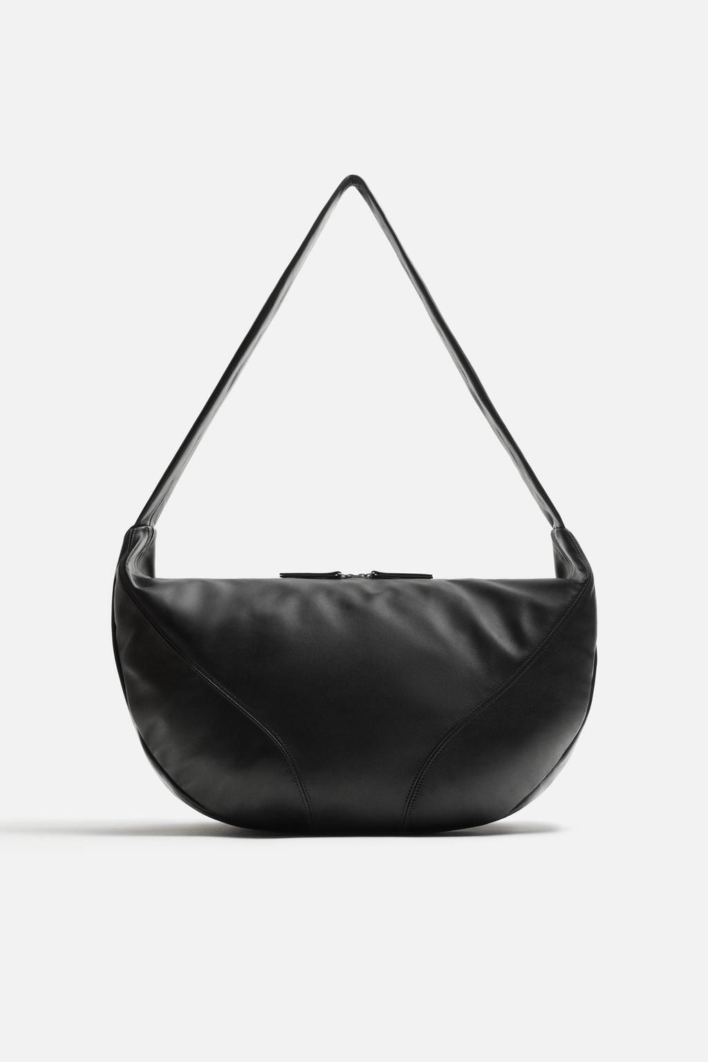 LEATHER SHOULDER BAG - Zara фото 3