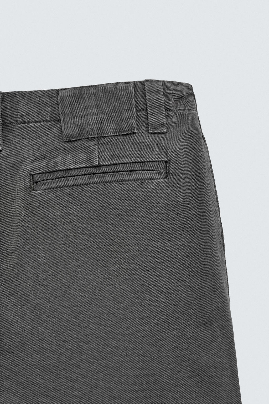 PANTAL?N CHINO RELAXED FIT LAVADO / Gris - Zara фото 10