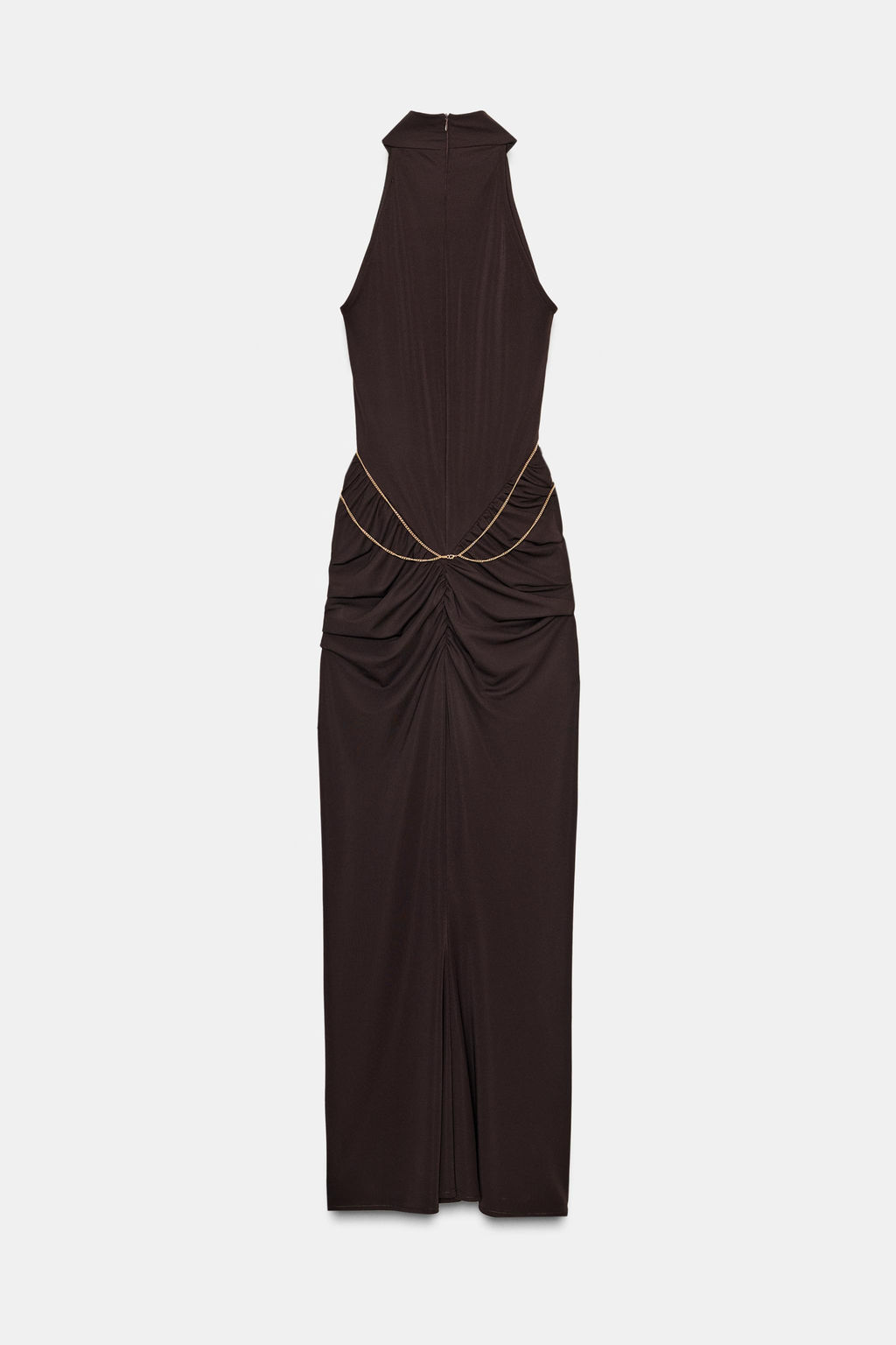 HALTERNECK CHAIN DRESS - Zara фото 7