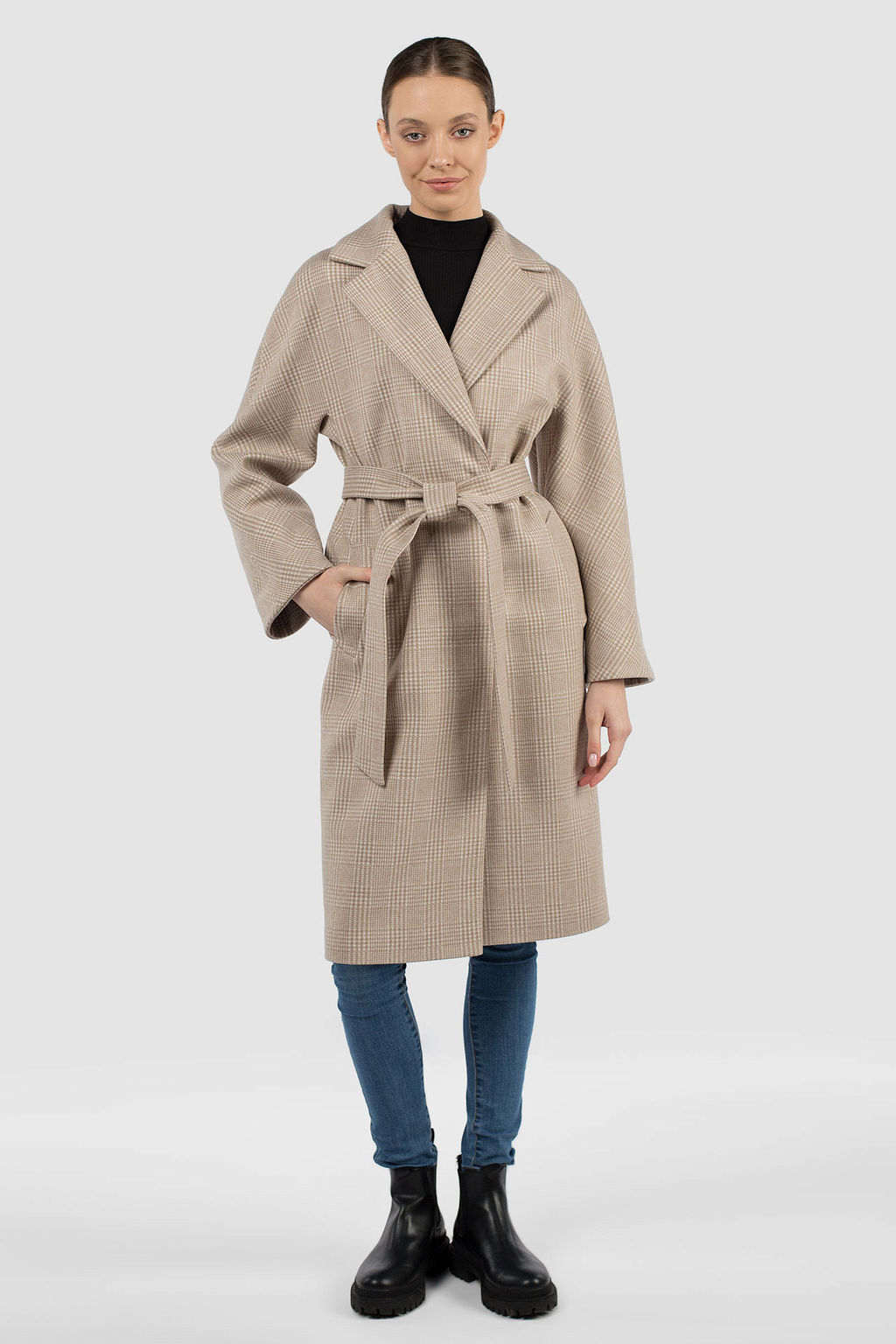 Пальто женское демисезонное Classic Reserve (пояс)