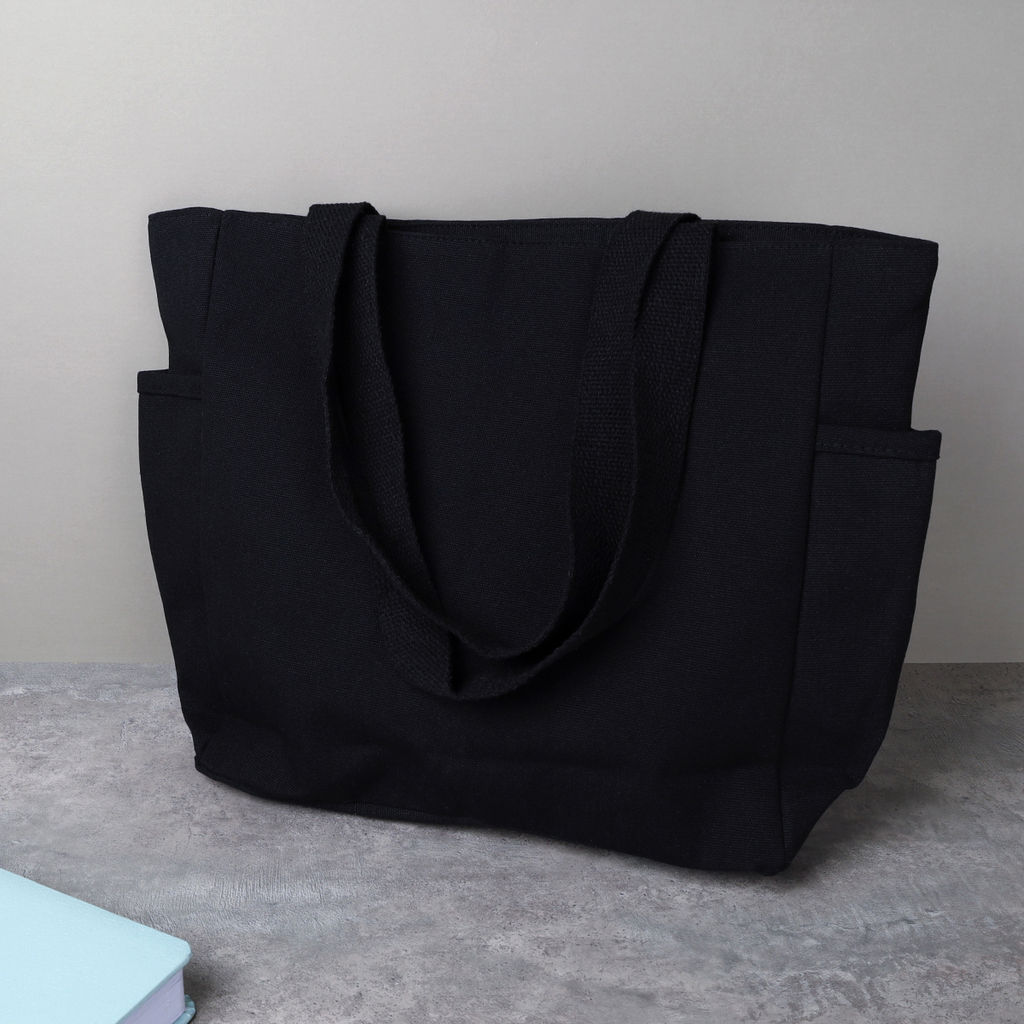 Сумка дамская шоппер 26х31х38х12 черный / MIR - 06 /уп 40/ - ГалеонТрейд фото 8