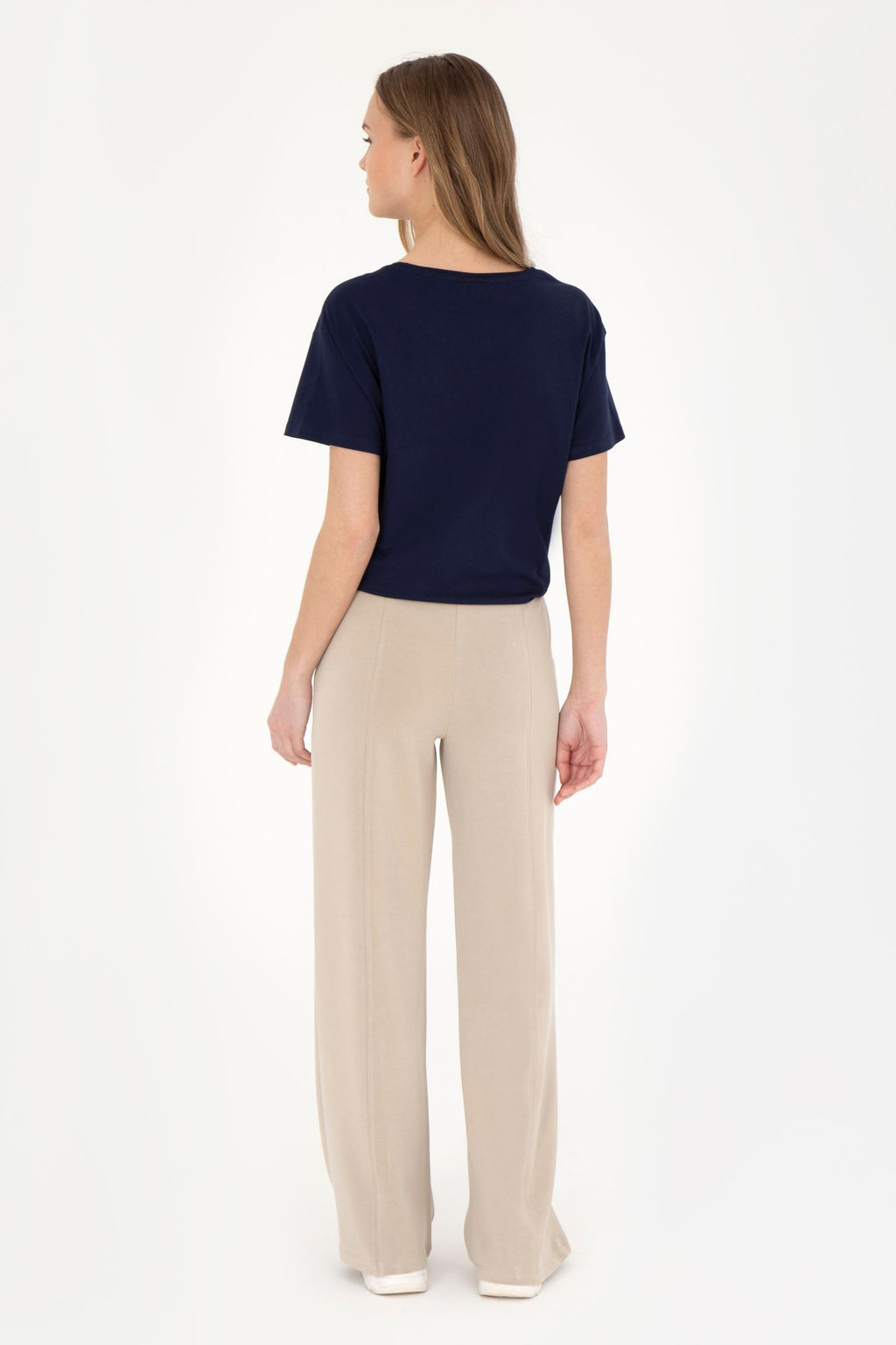 Женские легкие спортивные штаны цвета хаки - U.s. polo assn фото 10