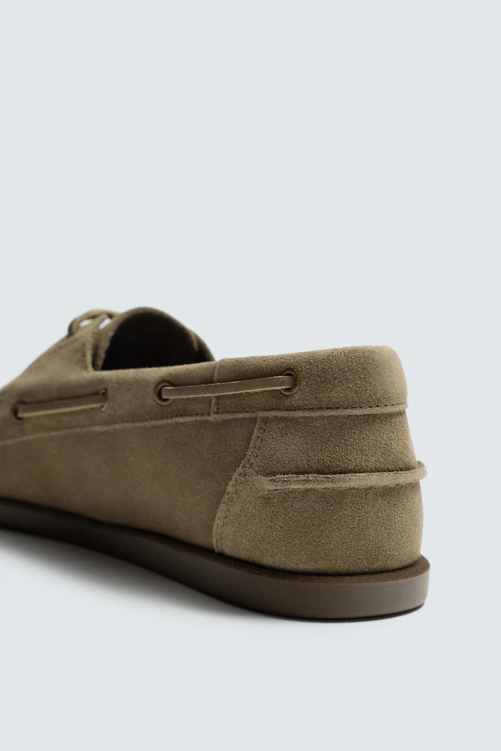 ZAPATO N?UTICO PIEL CASUAL / Gris Topo - Zara фото 6