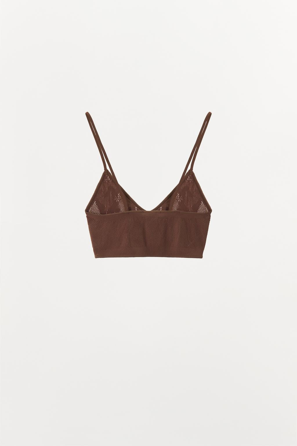 SEAMLESS LACE BRALETTE - Zara фото 7