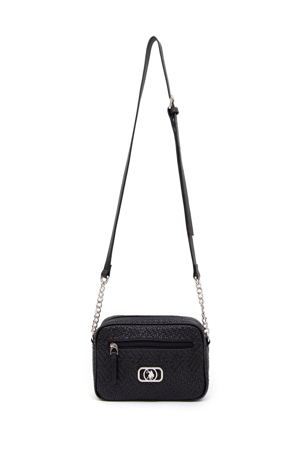 Сумка через плечо U.S. Polo Assn женская черная поливинилхлорид  фото 6