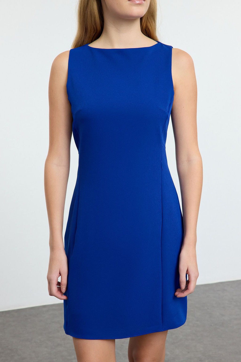 Saks A Kesim Mini Astarl? Dokuma Elbise TWOAW25EL00192