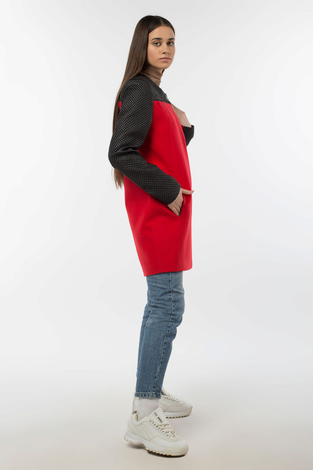 13-1055 Пальто женское демисезонное