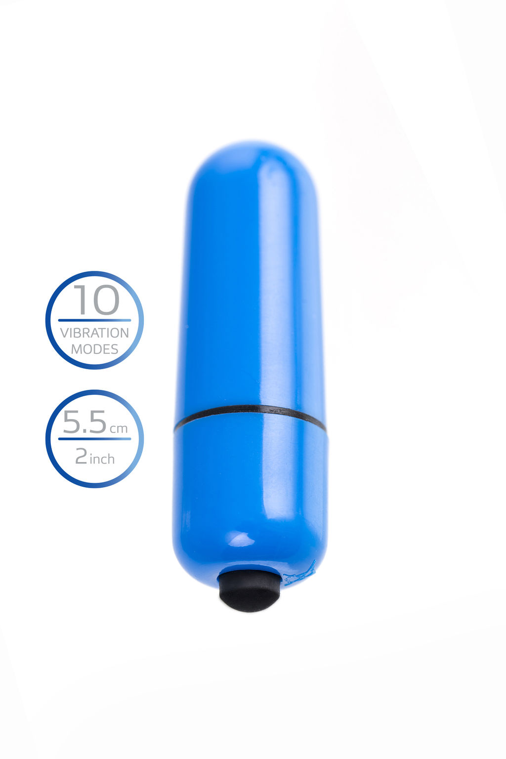Вибропуля A-Toys Braz, ABS пластик, синий, 5,5 см., 1,7