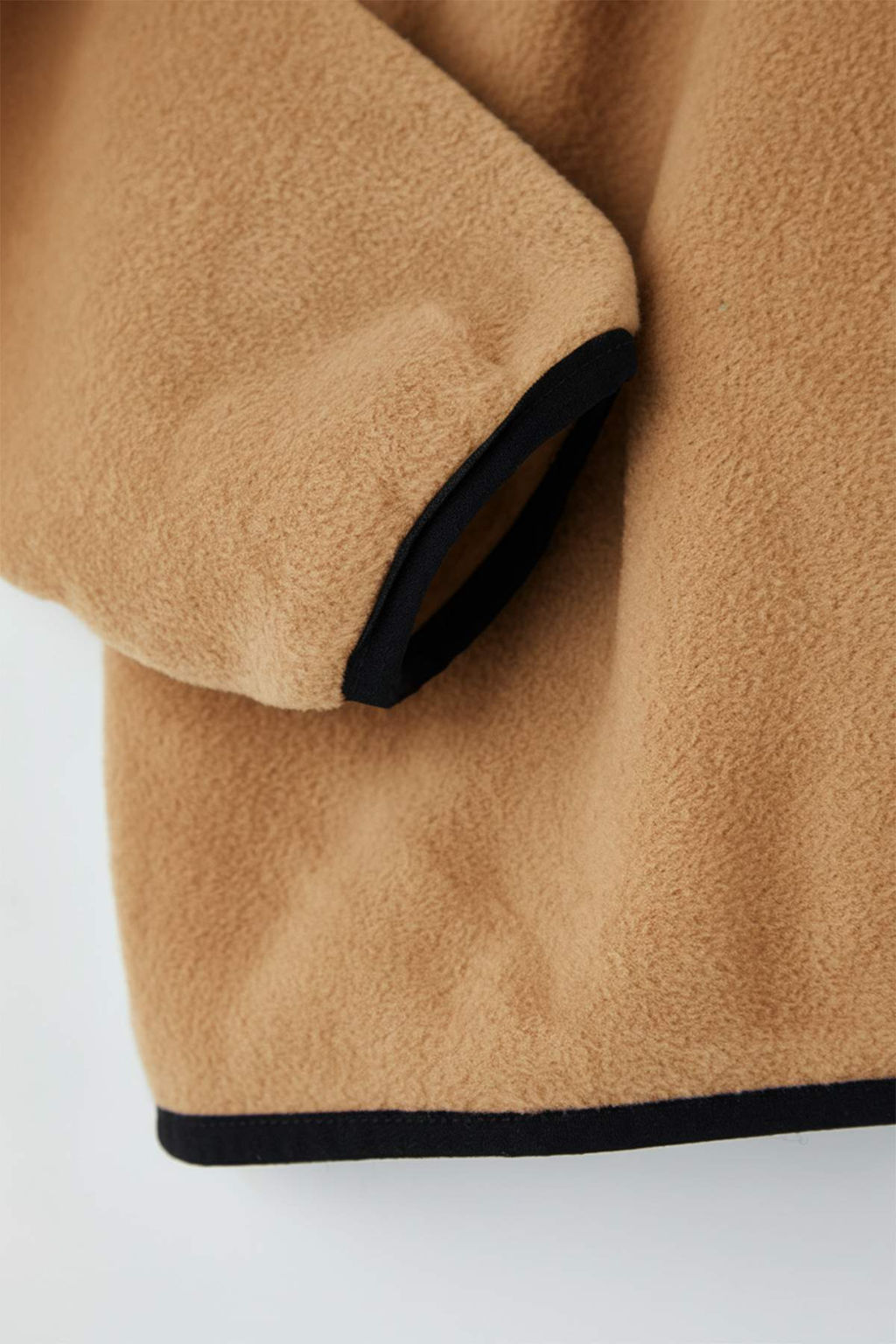 Camel Regular/Normal Kesim Dik Yaka Fermuarl? Dikis Detayl? Polar Sweatshirt TMNAW26SW00036
