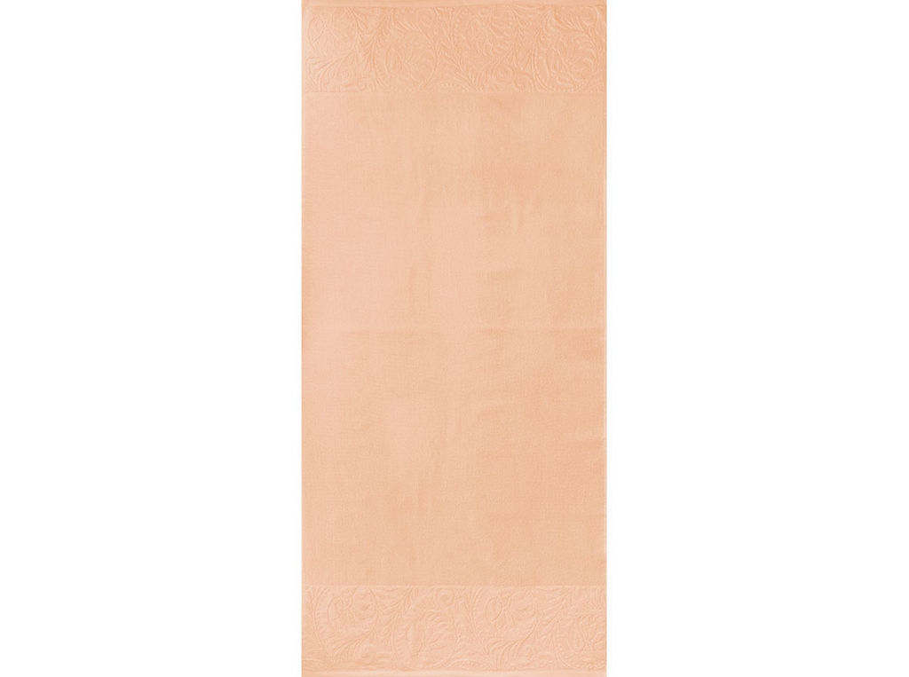 6с102.411ж1 Эмма (1-неж.оранж) Полотенце махровое 67х150см