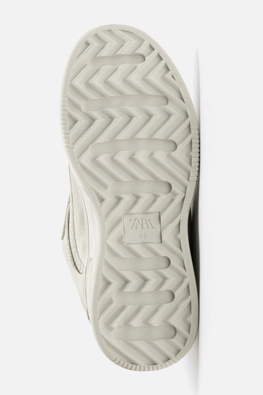 DISTRESSED-EFFECT CHUNKY TRAINERS - Zara фото 5